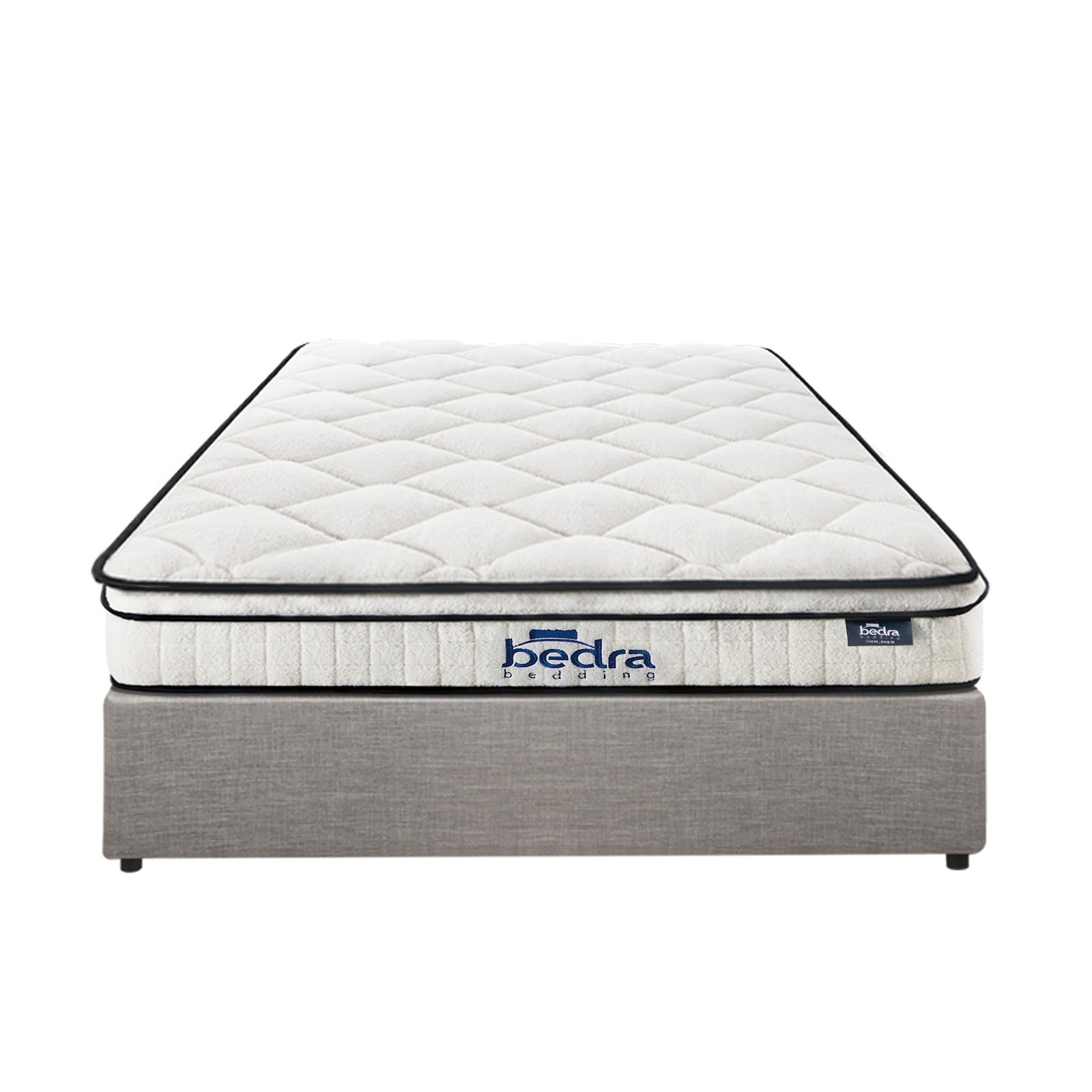 Oikiture Bed Frame Queen Double King Size Gas Lift Storage Base with Mattress
