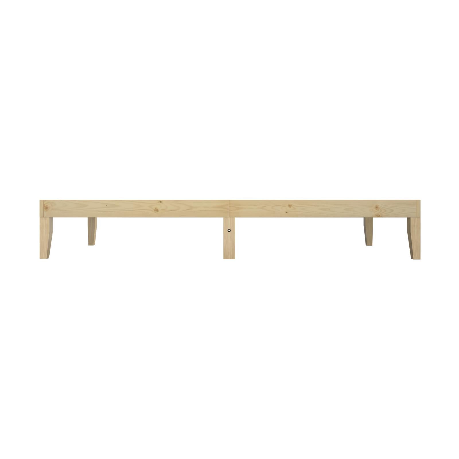 Oikiture Bed Frame King Single Wooden Timber Mattress Base Bed Base Platform - Sunyee