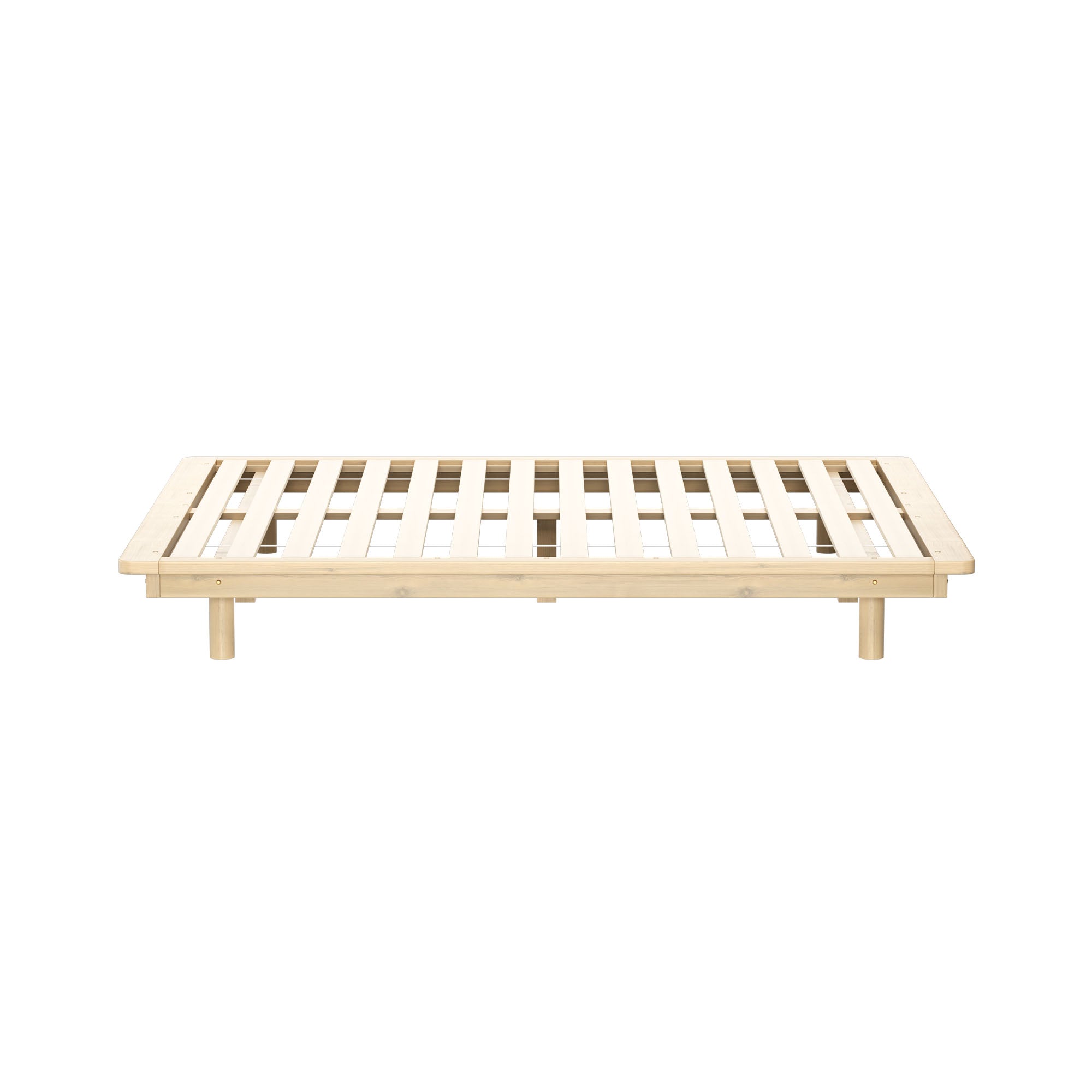 Oikiture Bed Frame King Size Wooden Bed Base Timber Floating Beds - Sunyee