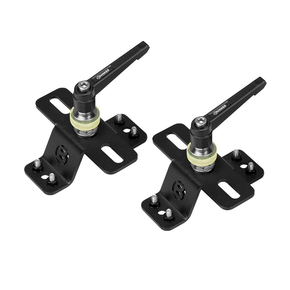 Bunker Indust High Lift Farm Jack Mount Brackets M6/M8 Slots For Roof Rack