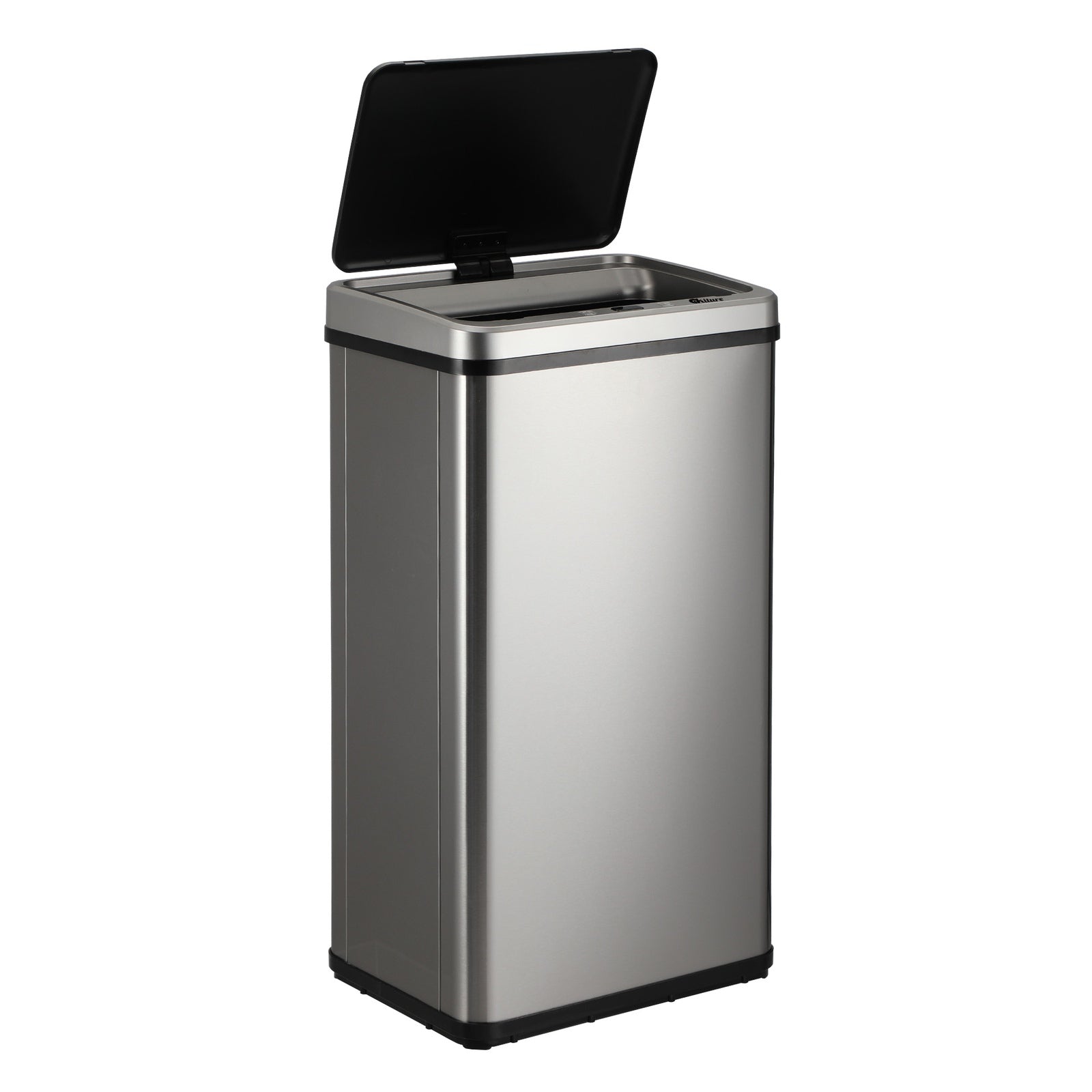 Oikiture 40L Motion Sensor Bin Automatic Rubbish Trash Can Kitchen Silver - Sunyee