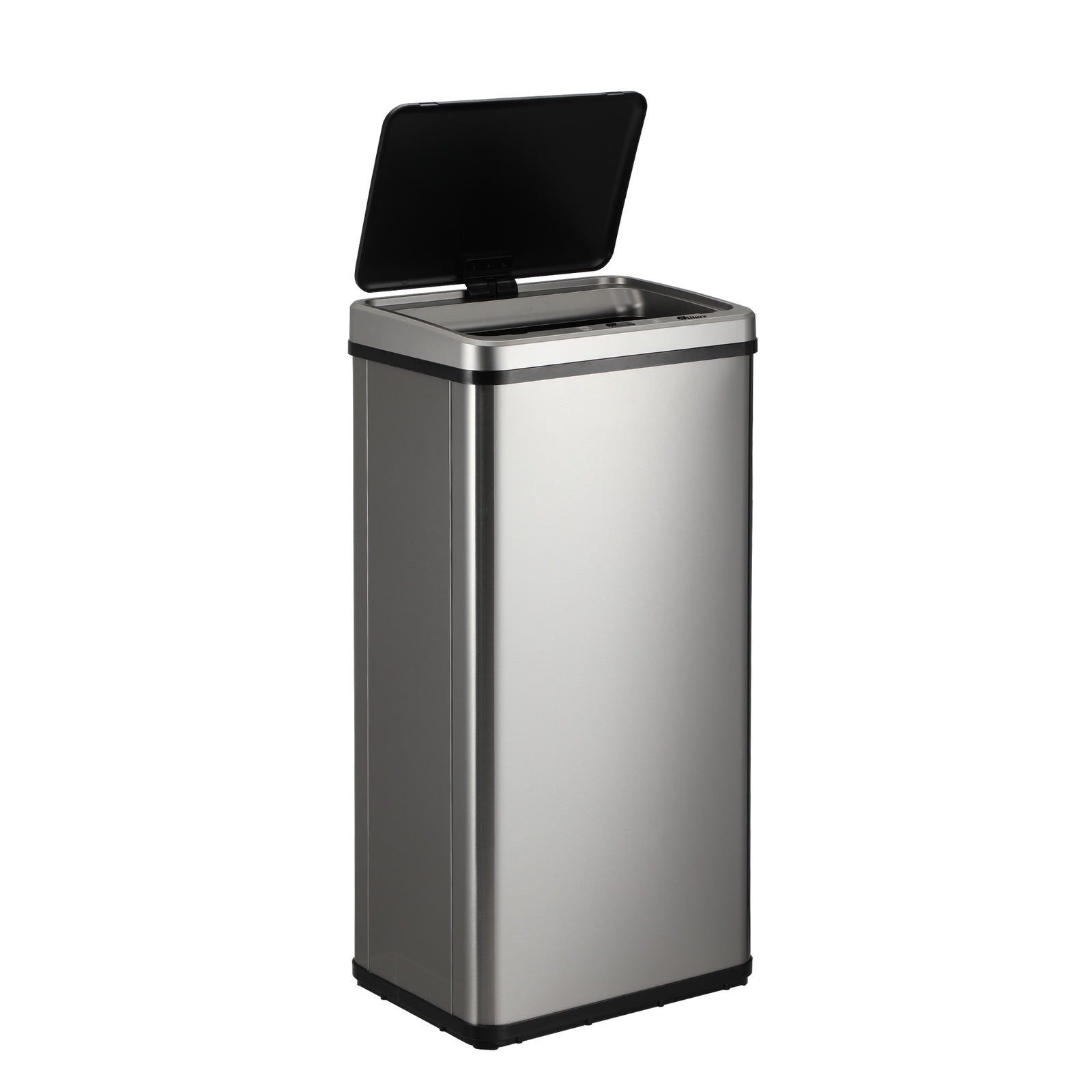 Oikiture 50L Motion Sensor Bin Automatic Rubbish Trash Can Kitchen Silver - Sunyee