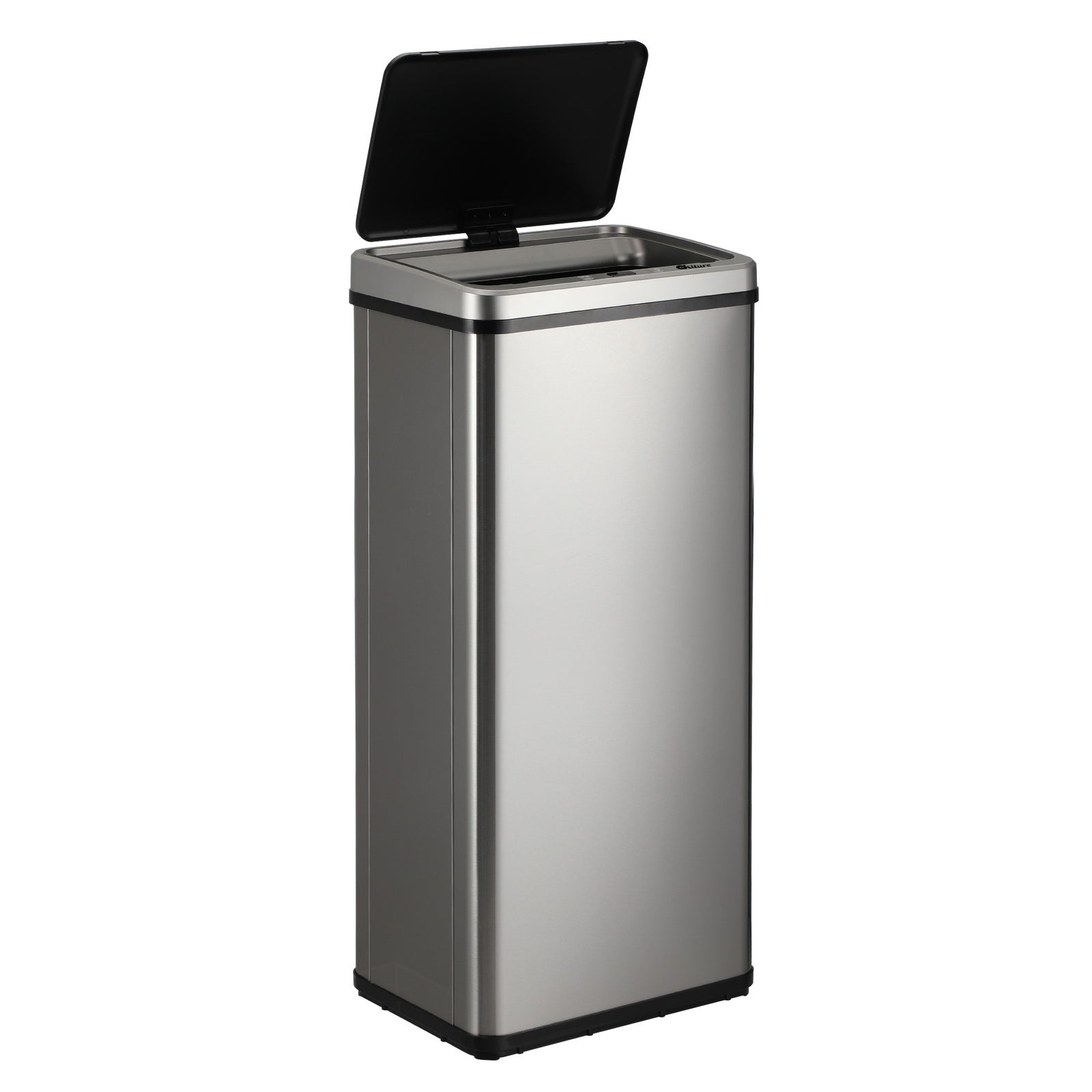 Oikiture 60L Motion Sensor Bin Automatic Rubbish Trash Can Kitchen Silver - Sunyee