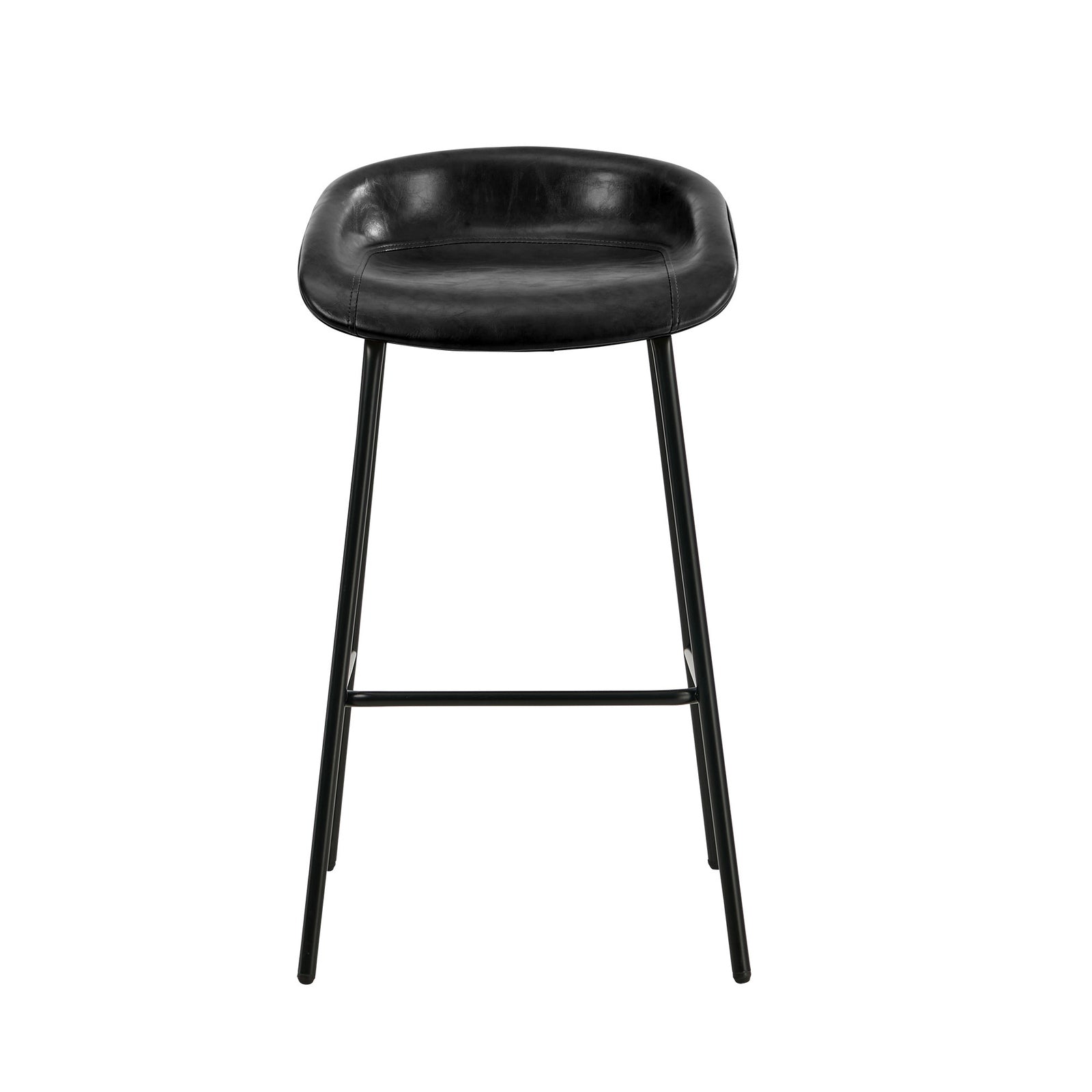 Oikiture 2/4x Bar Stools Kitchen Dining Chairs Counter Stools Leather Metal - Sunyee