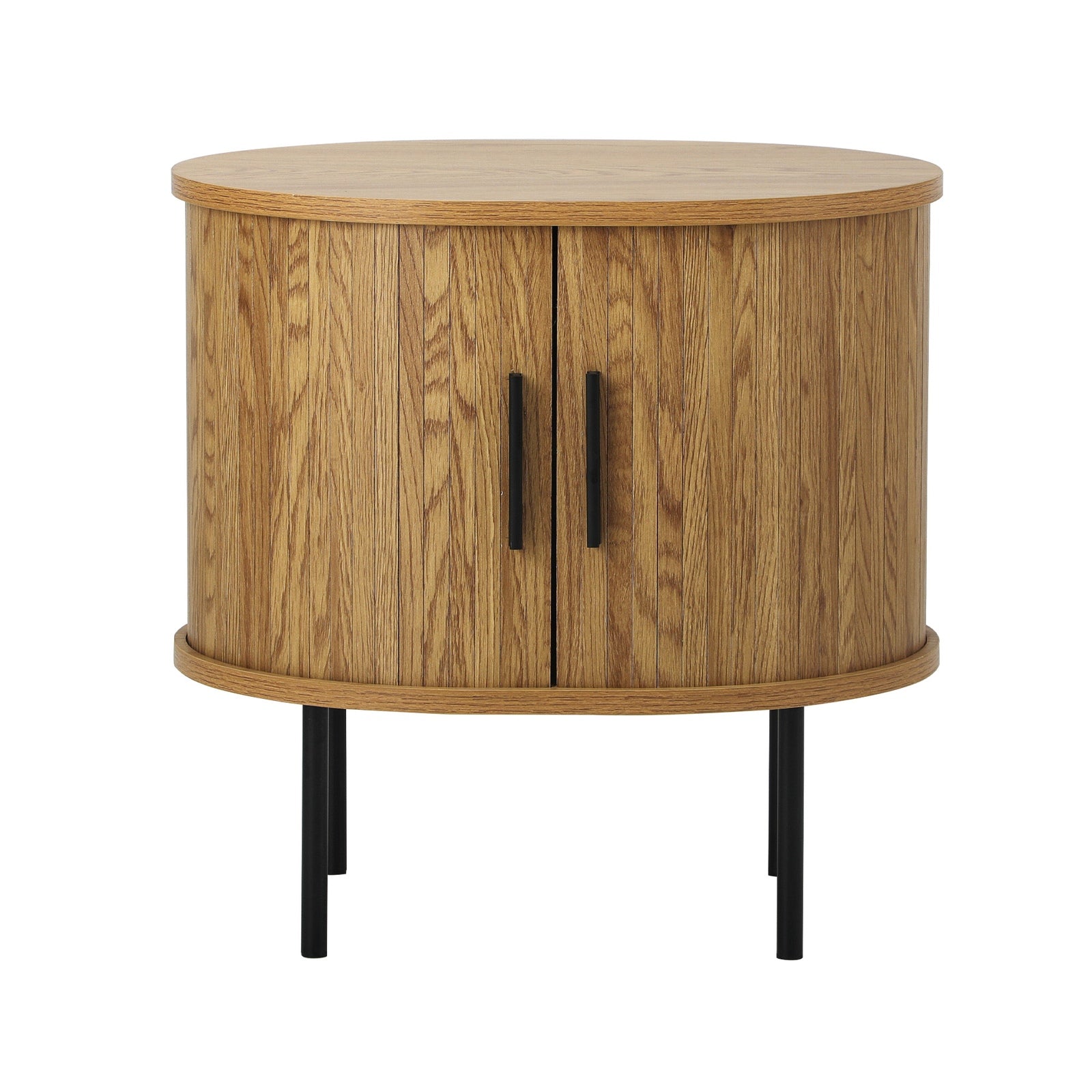 Oikiture Set of 2 Bedside Tables Side End Tables 2-tier Storage Cabinet - Sunyee