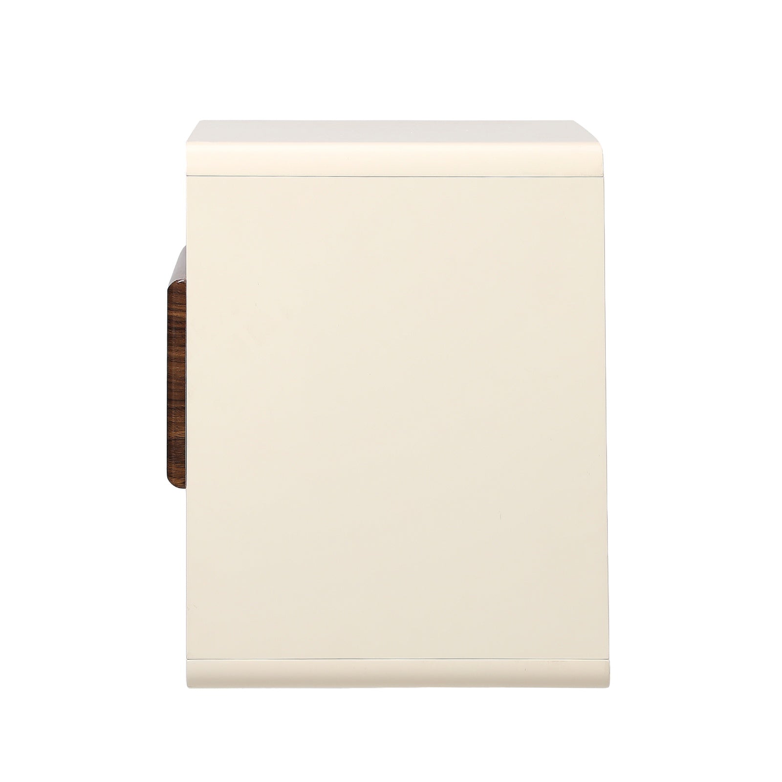 Oikiture Bedside Table Side Nightstand With Drawer Storage Shelf Retro-Modern - Sunyee