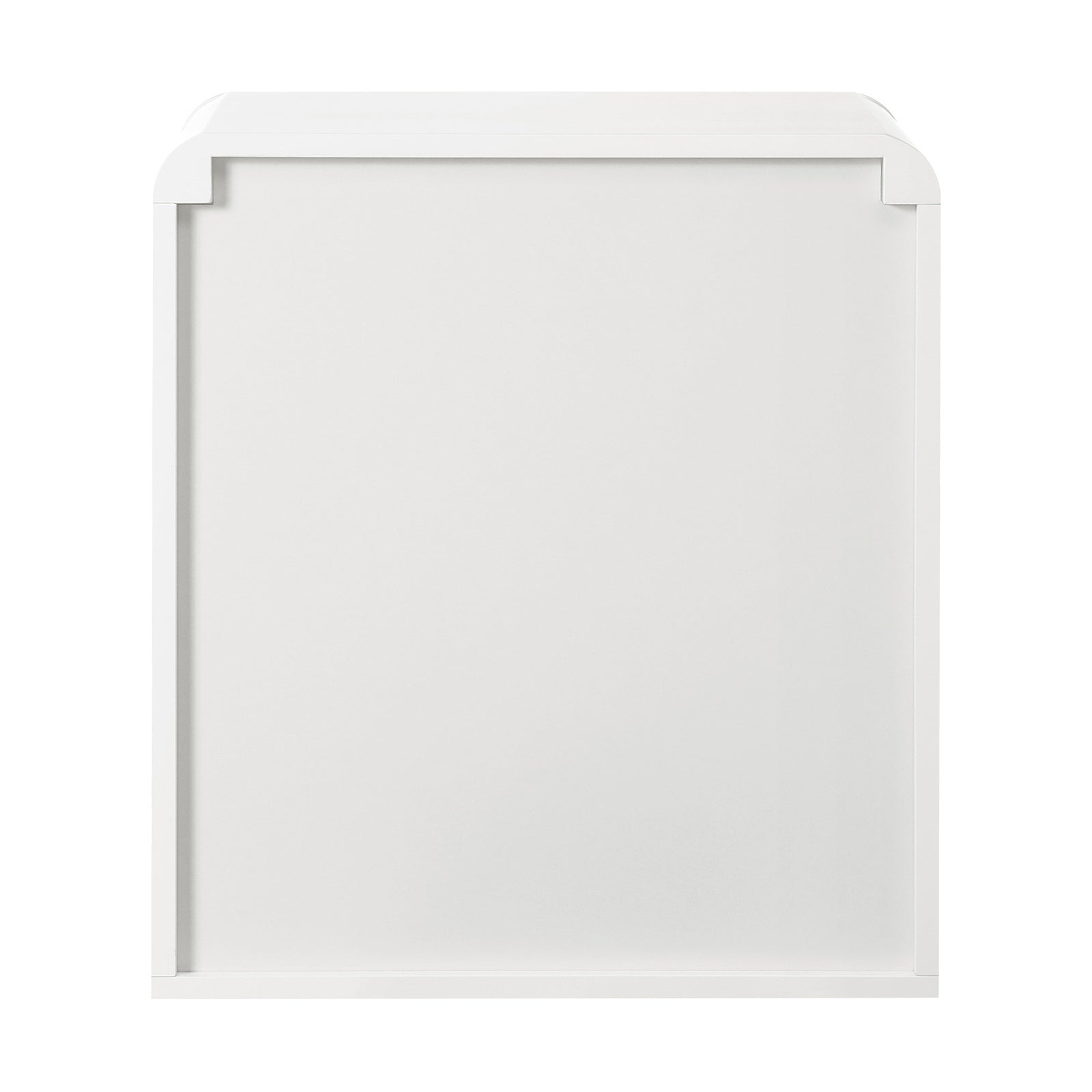 Oikiture Bedside Tables Set of 2 Display Shelf Storage Cabinet Nightstand White - Sunyee