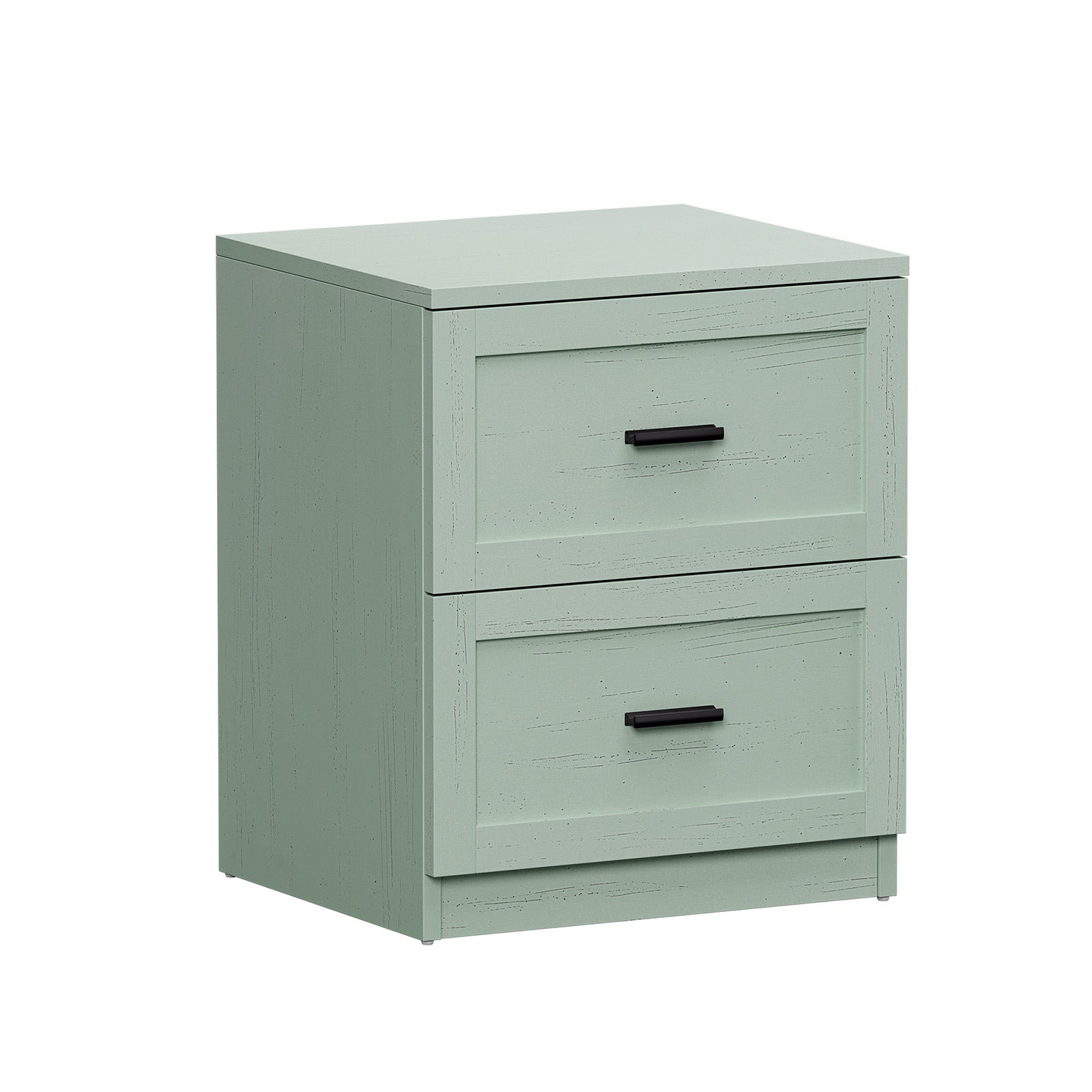 Oikiture Bedside Table 2 Drawers Nightstand Cabinet End Table