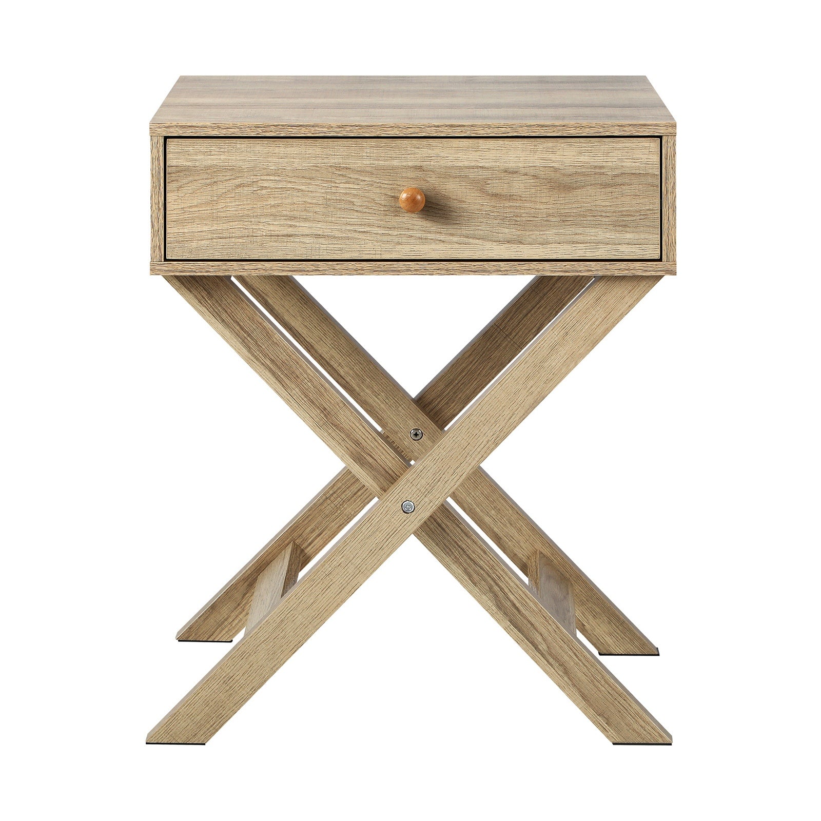 Oikiture Bedside Tables Set of 2 Nightstand Storage Cabinet Side End Table - Sunyee