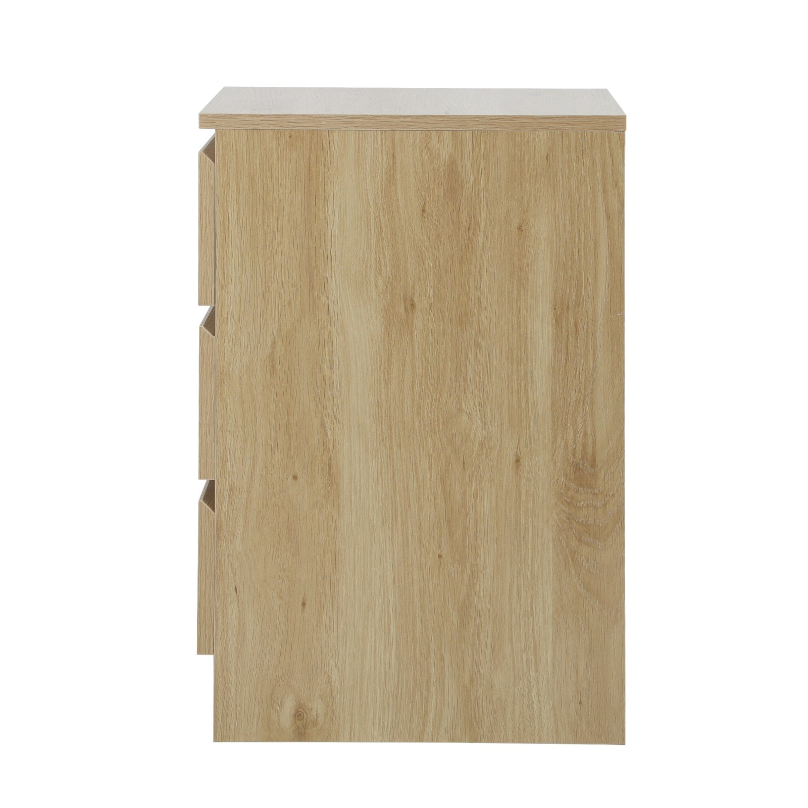 Oikiture Bedside Tables Set of 2 Side Table Storage Cabinet Nightstand Natural - Sunyee
