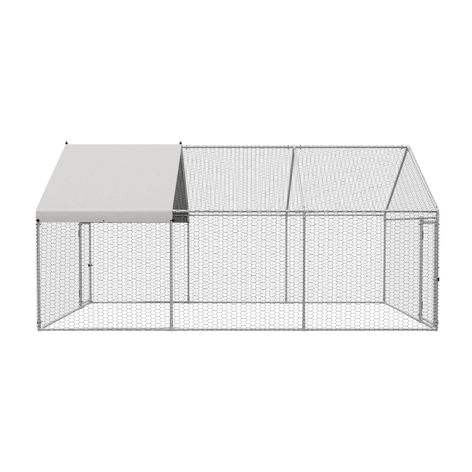 Alopet 3x2x1.5M Chicken Coop with Cover Poultry Cage Run Yard Pet Rabbit Hutch