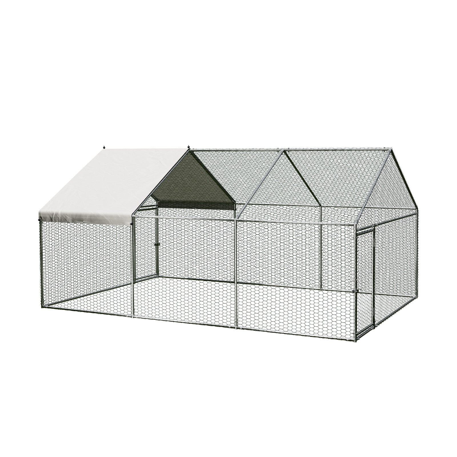 Alopet 3x2x1.5M Chicken Coop with Cover Poultry Cage Run Yard Pet Rabbit Hutch