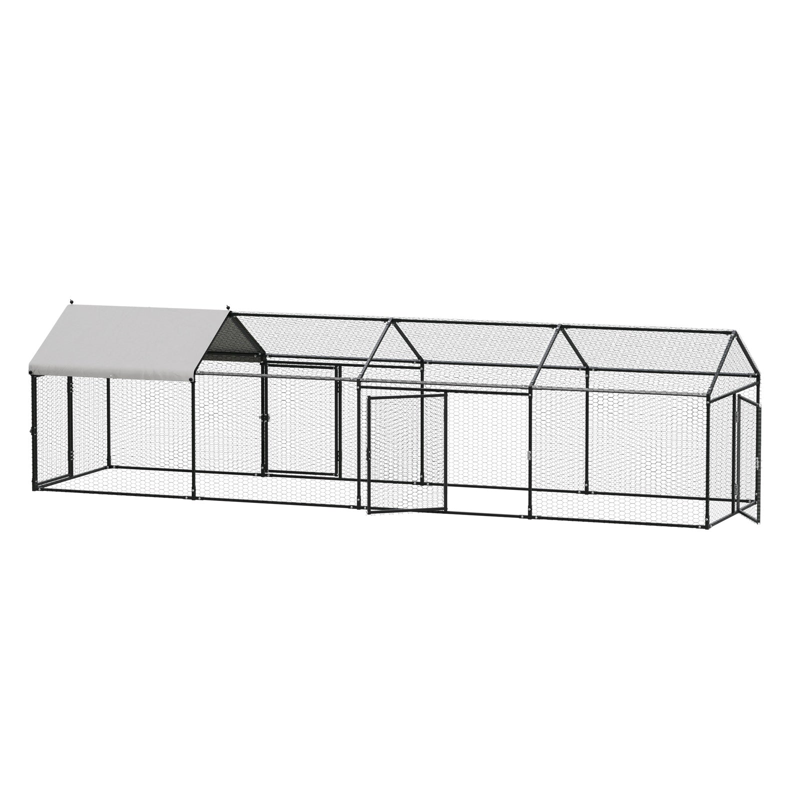 Alopet 4x1x1M Chicken Coop with Cover Poultry Cage Run Yard Pet Rabbit Hutch