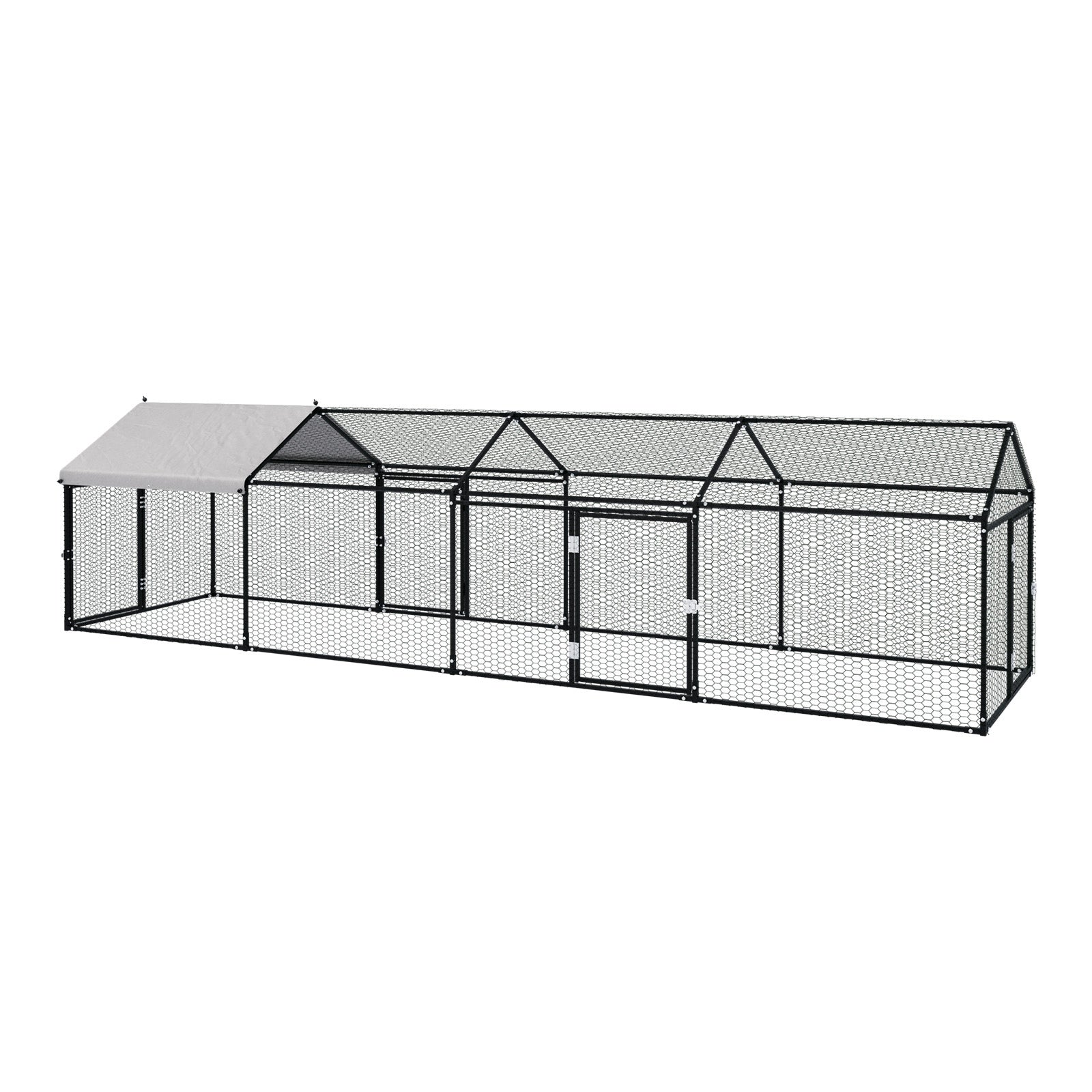 Alopet 4x1x1M Chicken Coop with Cover Poultry Cage Run Yard Pet Rabbit Hutch