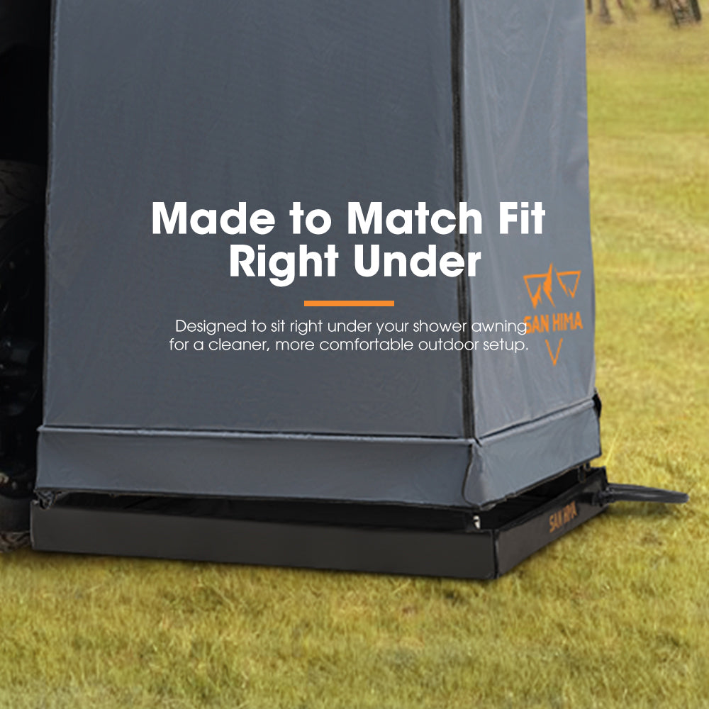 San Hima Camping Shower Tent Base 1.03x1.03M Portable & Foldable RV Awning Floor - Sunyee