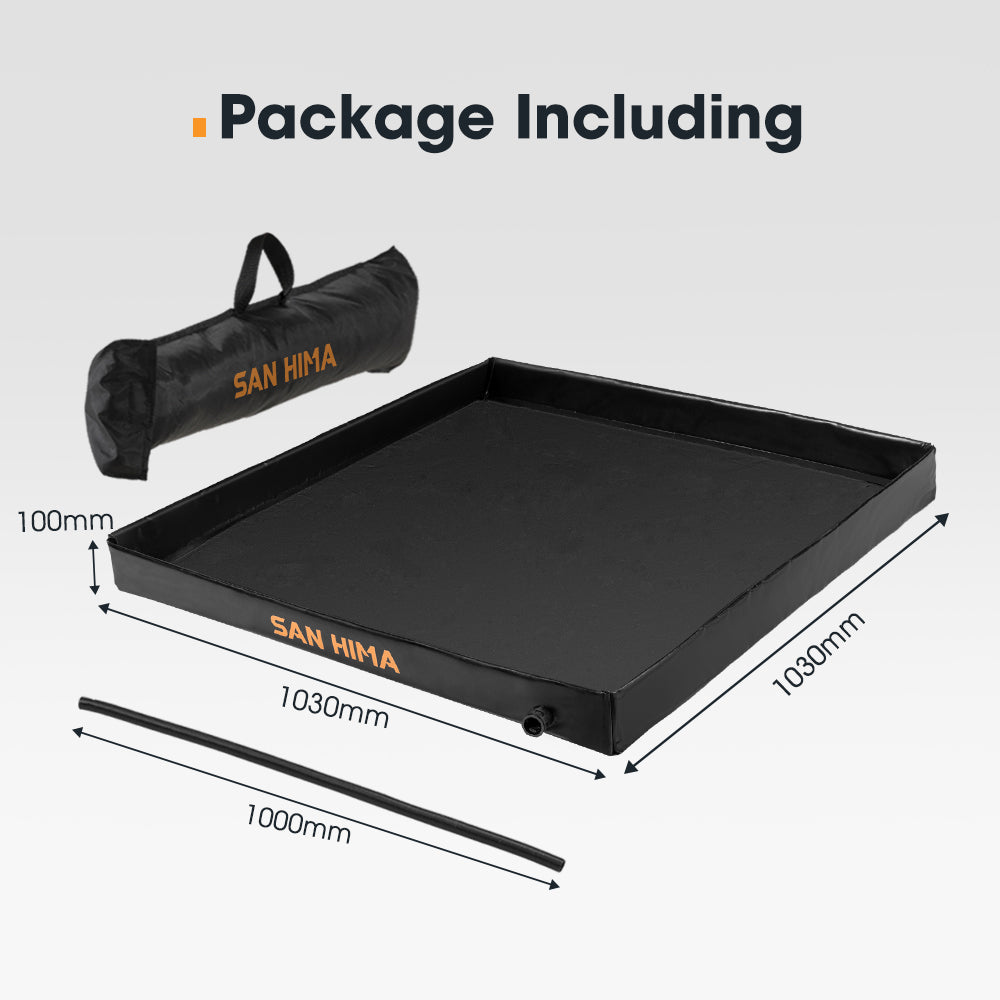 San Hima Camping Shower Tent Base 1.03x1.03M Portable & Foldable RV Awning Floor - Sunyee