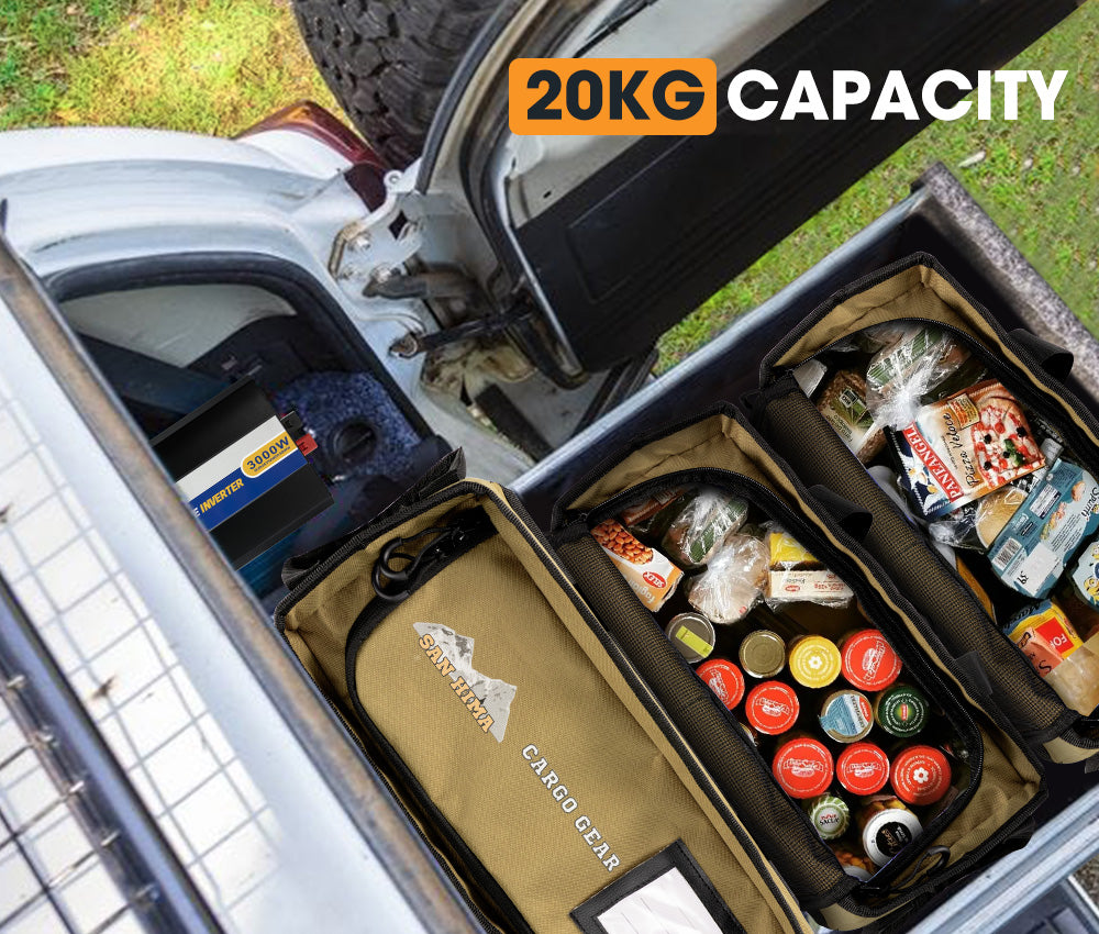San Hima Tough Canvas Bag Storage Bag Weather Resistant Camping 4WD 40