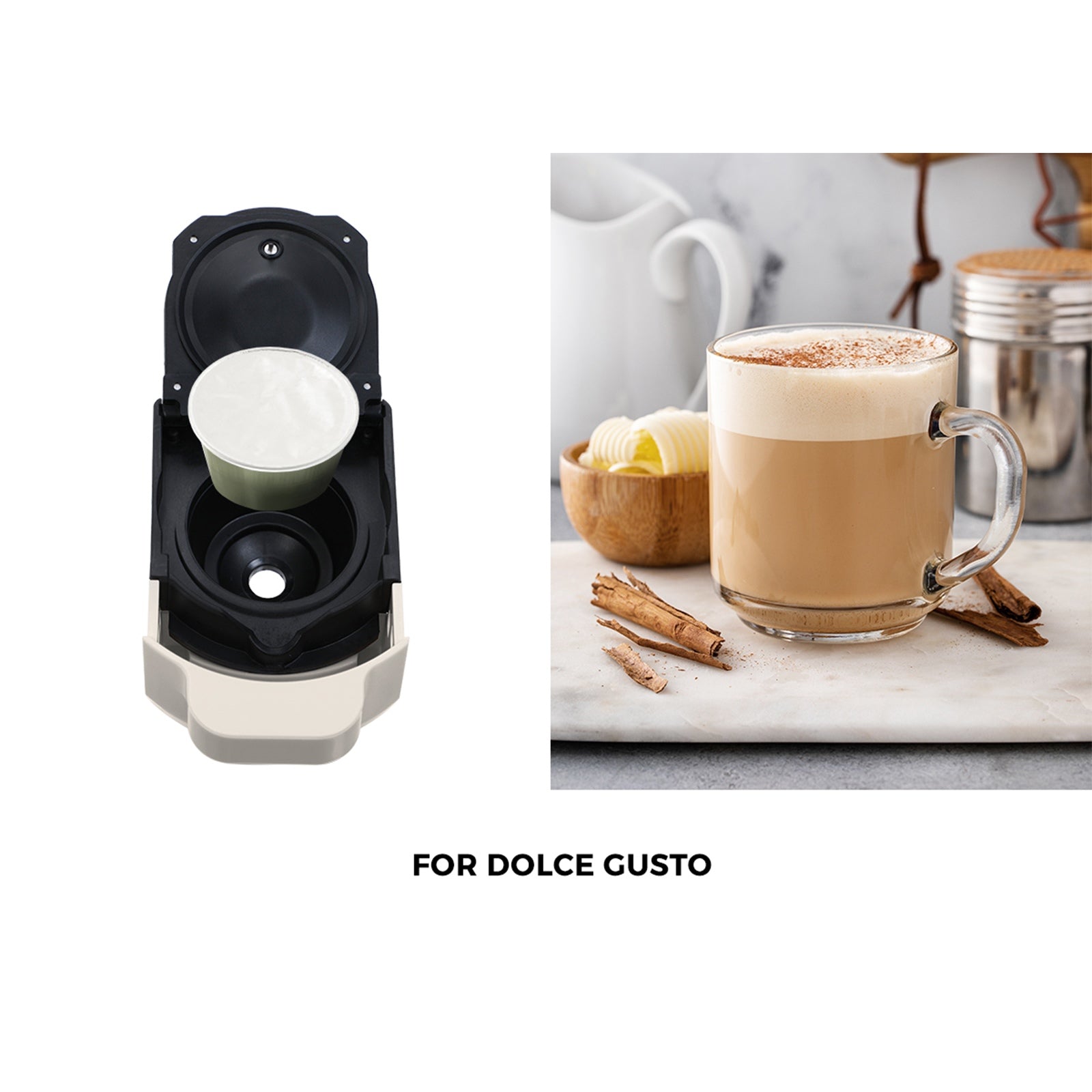 Vevare Capsule Coffee Machine 19 Bars 3in1 Nespresso/Dolce-Gusto Maker - Sunyee