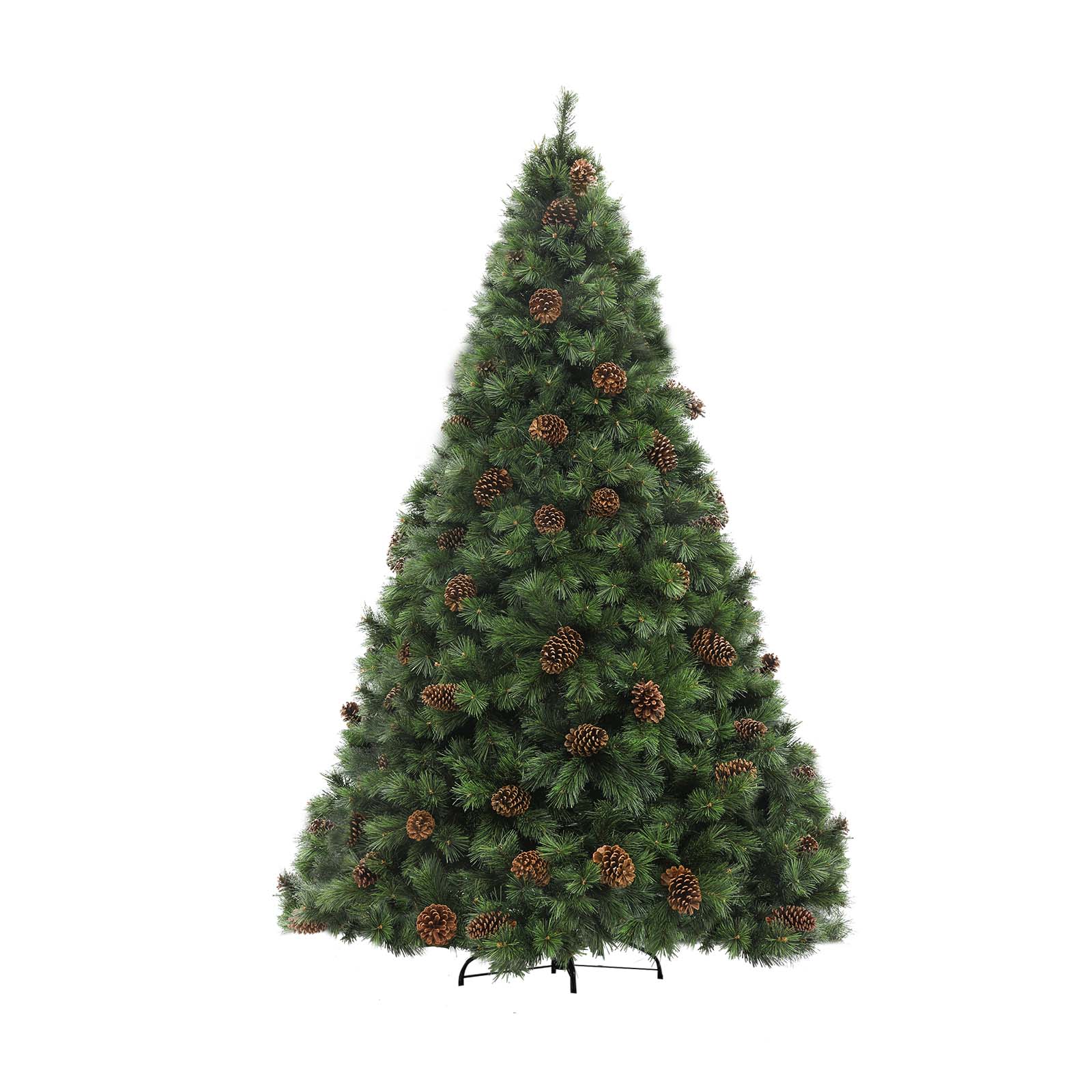 Christmas Tree Xmas Decorations Pine Cones 2.1M 7FT Home Decor Green 1500 tips - Sunyee