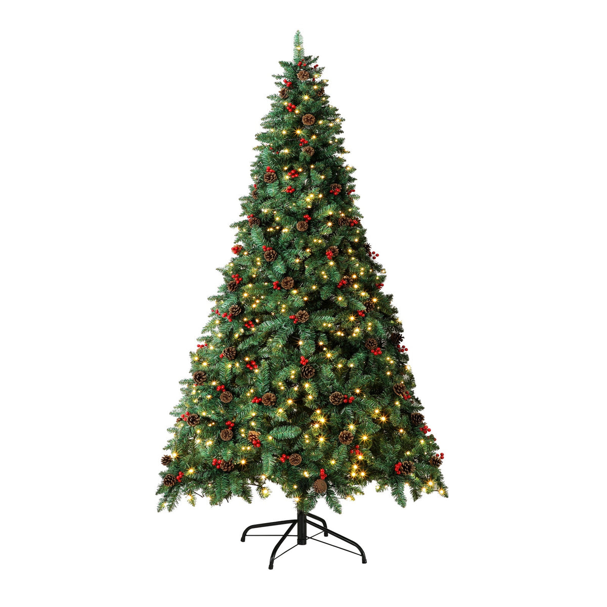 Tinseltown LED Christmas Tree 1.8M/2.1M/2.4M Xmas Trees Decorations Green Ornaments