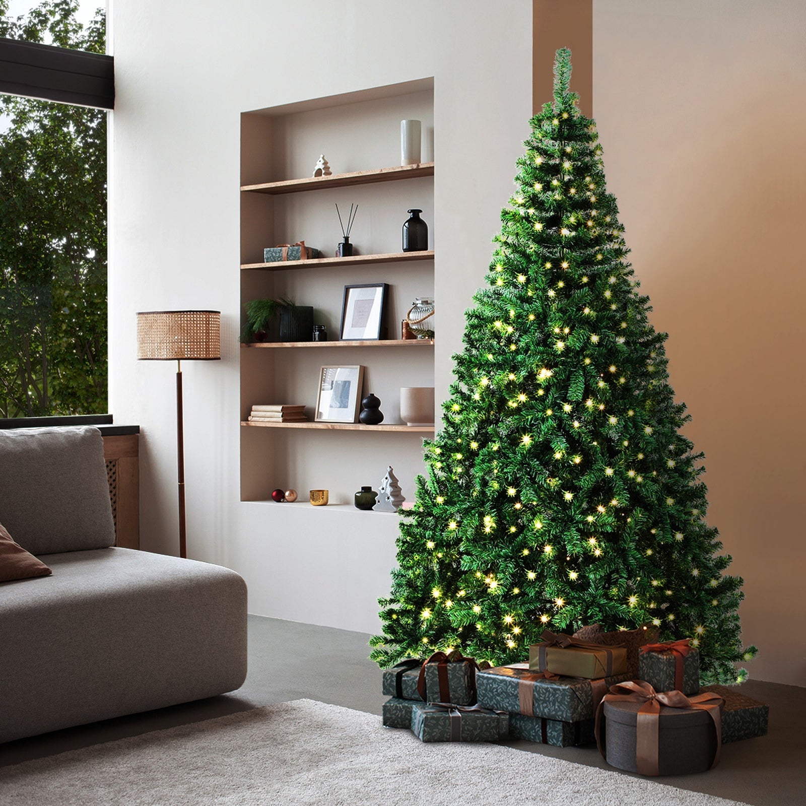 Tinseltown LED Christmas Tree 2.1M 7FT Xmas Trees Decorations Green 1050 Tips - Sunyee