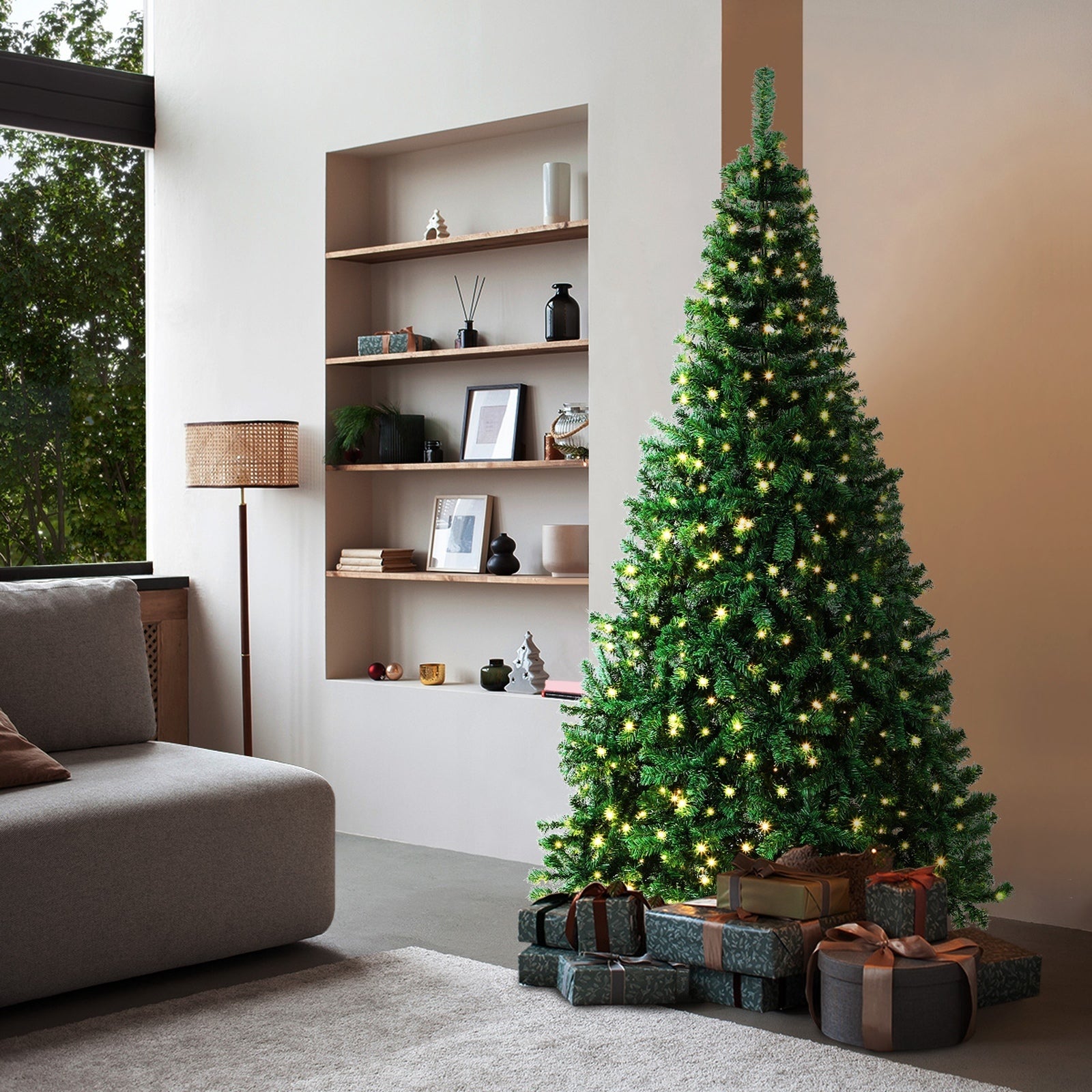 Tinseltown LED Christmas Tree 2.1M 7FT Xmas Trees Decorations Green 1000 Tips - Sunyee