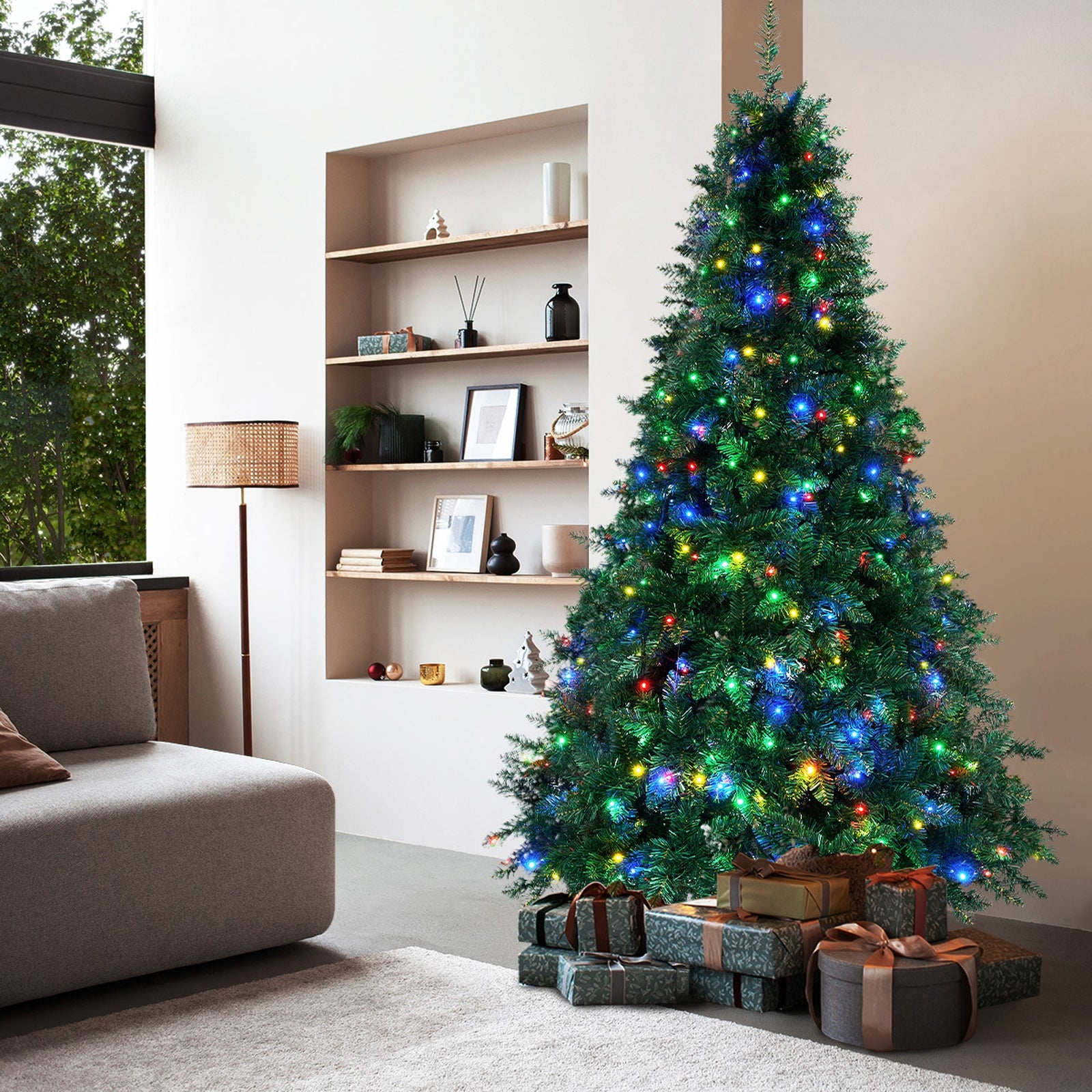 Tinseltown Christmas Tree 1.8M/2.1M/2.4M LED Lights White Green