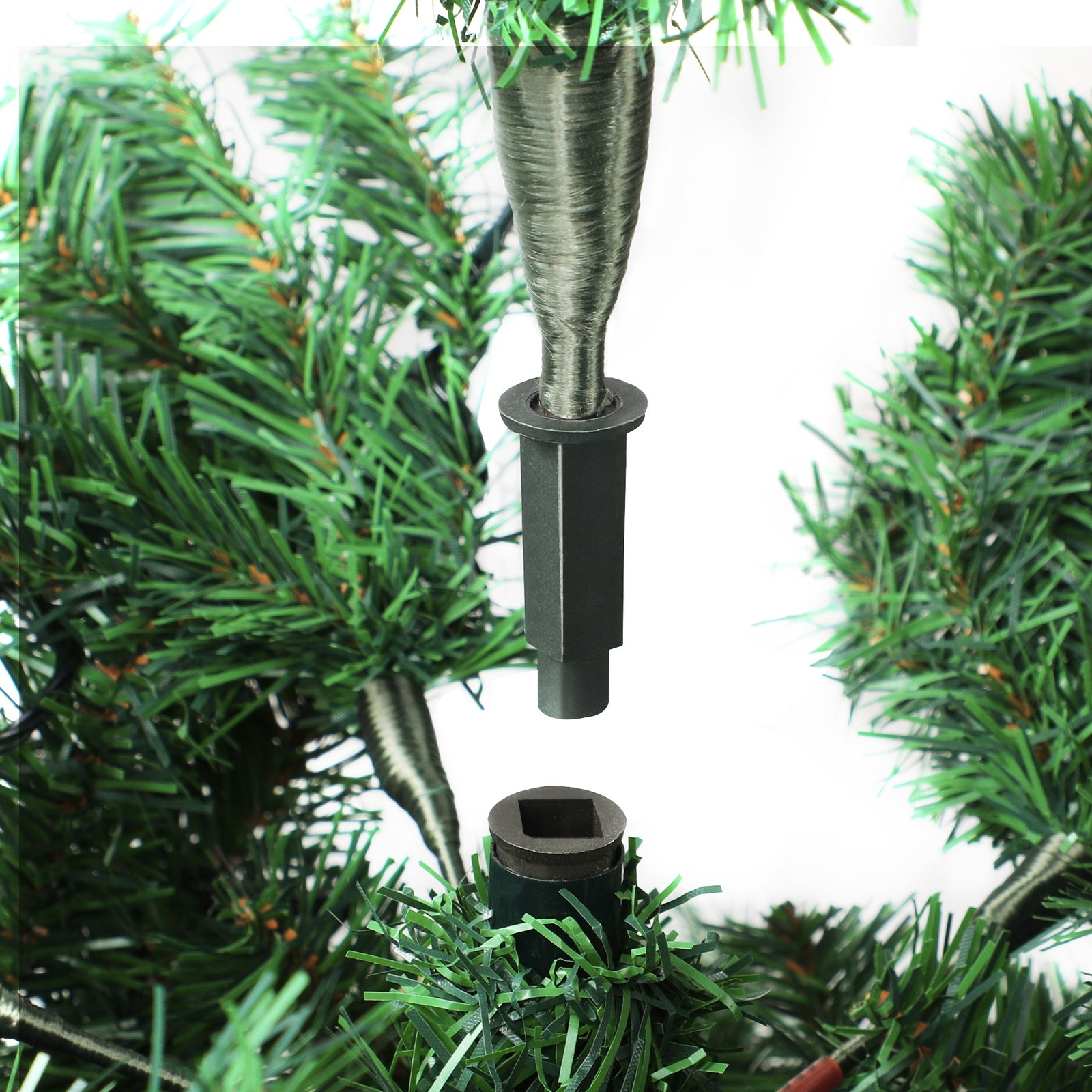 Tinseltown 2PCS Christmas Tree 1.8M 6FT Xmas Trees Decorations Green 800 Tips - Sunyee