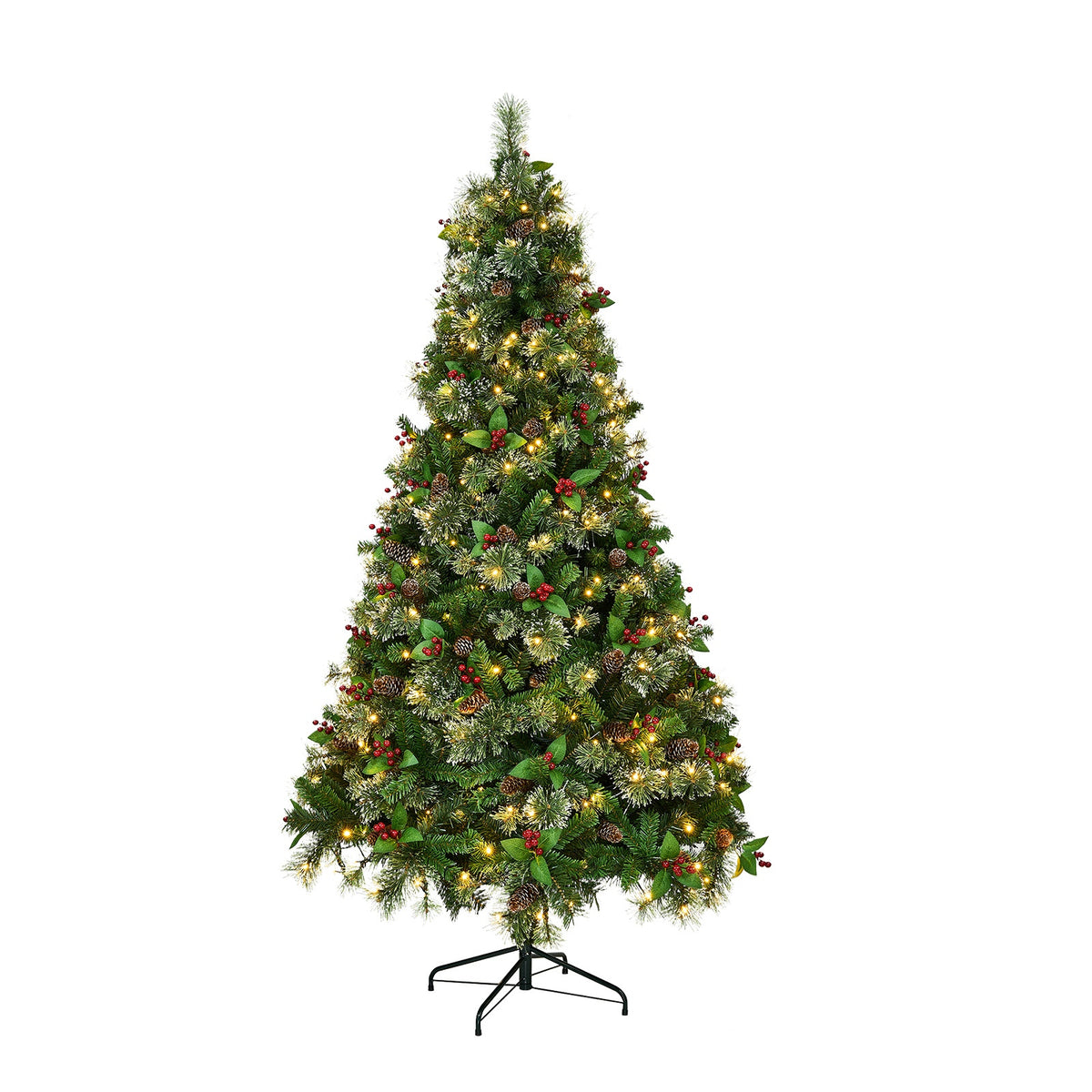 Tinseltown Christmas Tree 1.8M/2.1M/2.4M LED Lights White Green