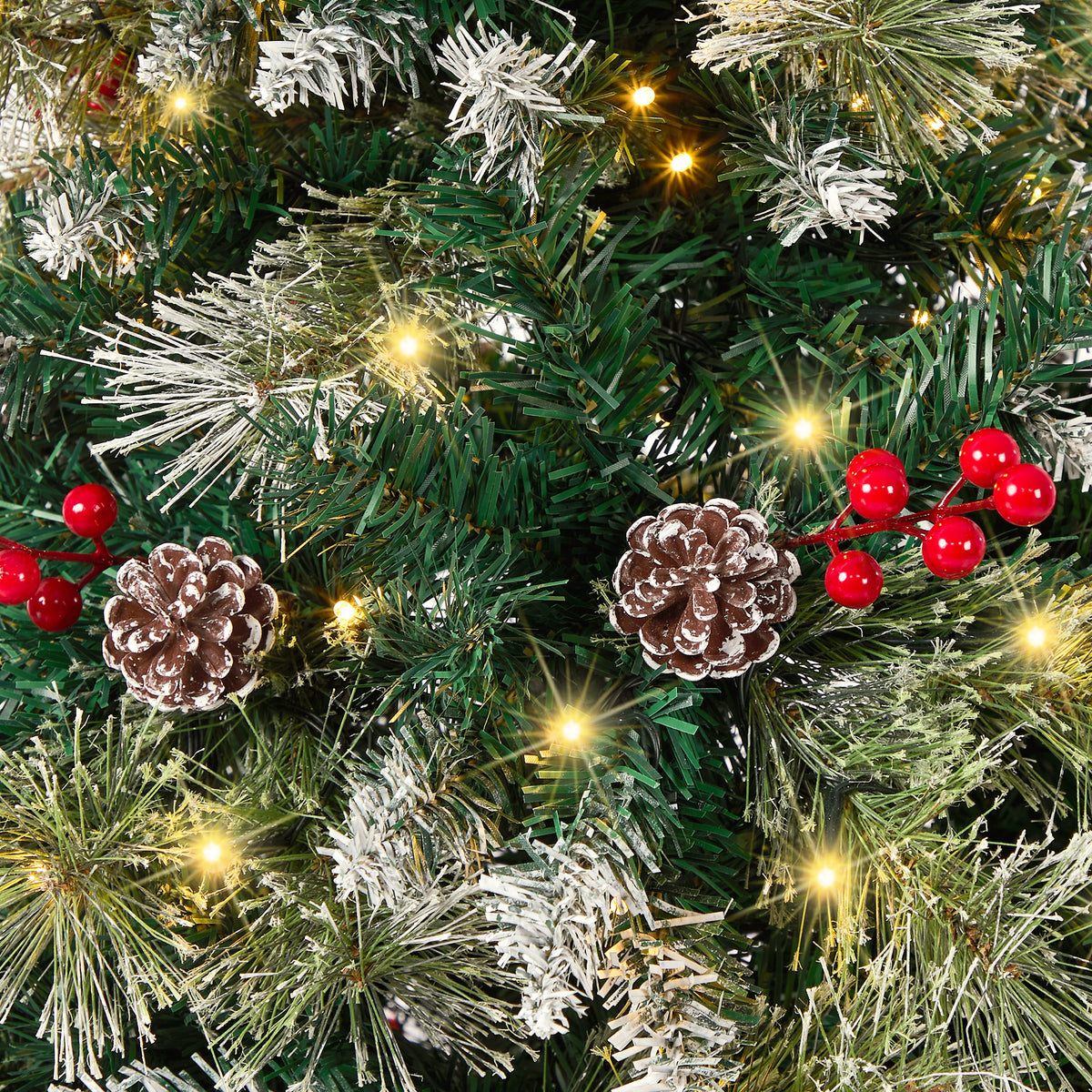 Tinseltown Christmas Tree 2.1m 7FT LED Xmas Trees Decoration 1400tips