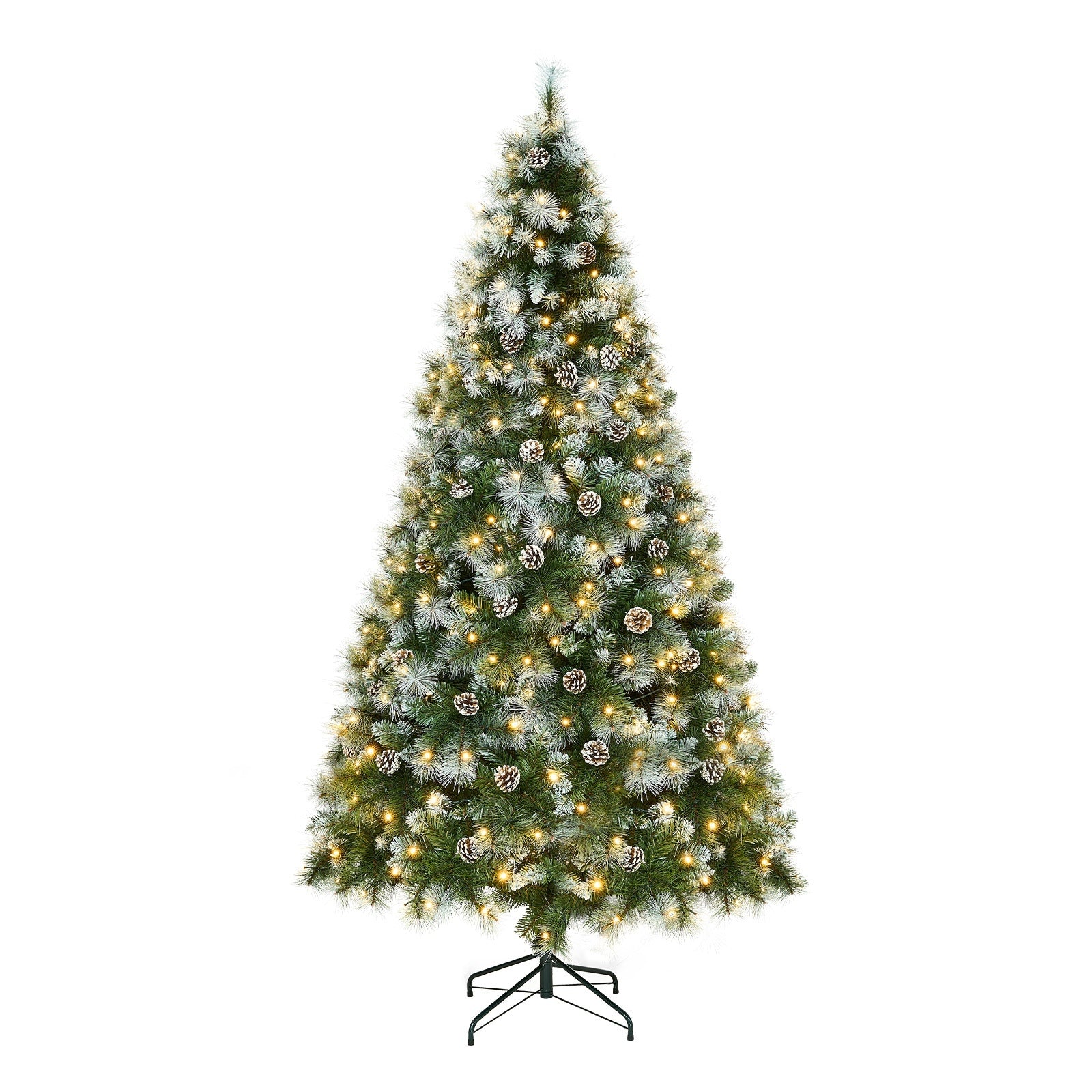 Tinseltown LED Christmas Tree 1.8M/2.1M Pre-lit Light 8 Flash Modes Pine Cones - Sunyee