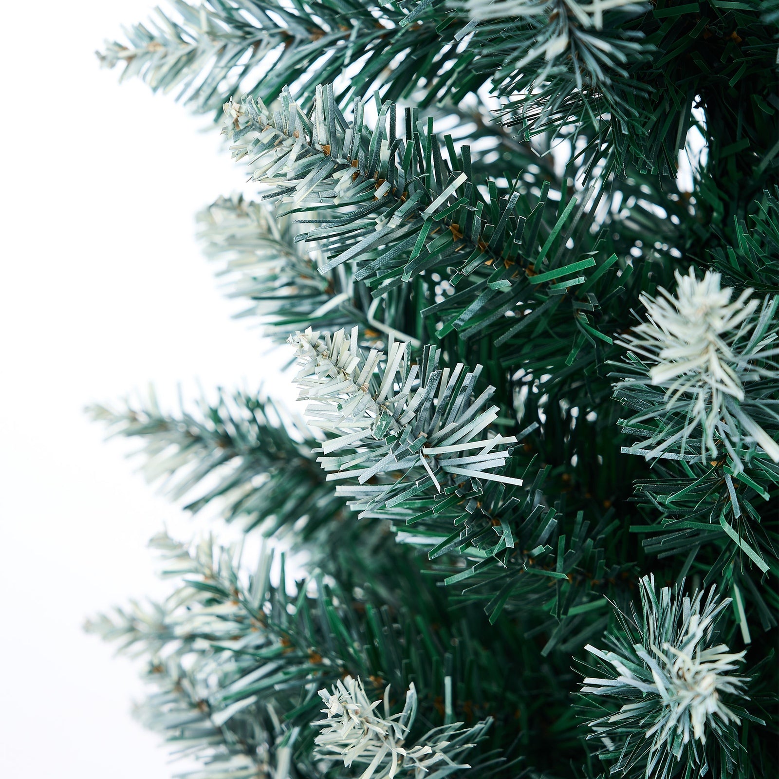 Tinseltown Slim Christmas Tree 1.8M 6FT Xmas Trees Decoration Green and White - Sunyee