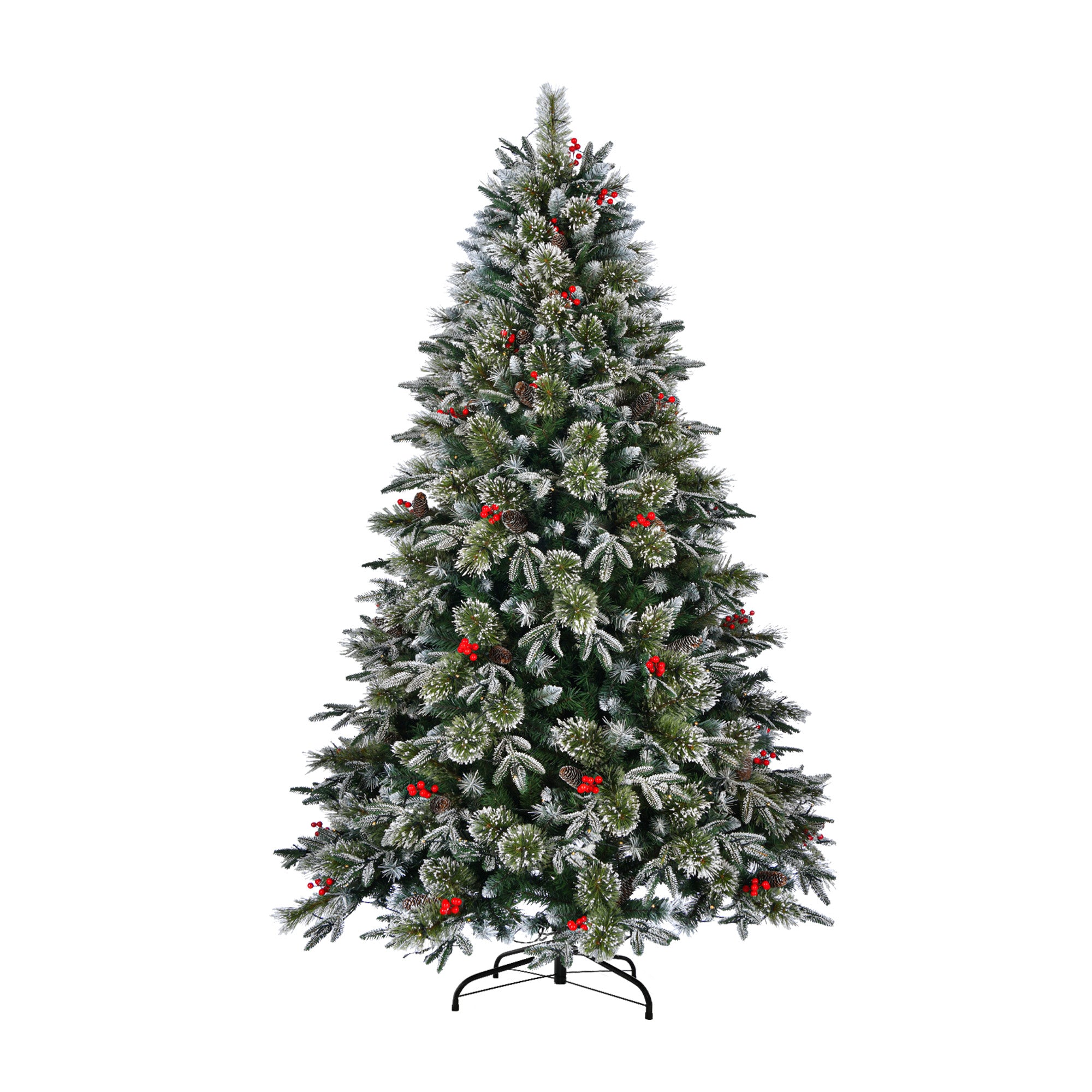 Tinseltown LED Christmas Tree 1.8M 6FT Xmas Trees Decorations Green White 790 Tips