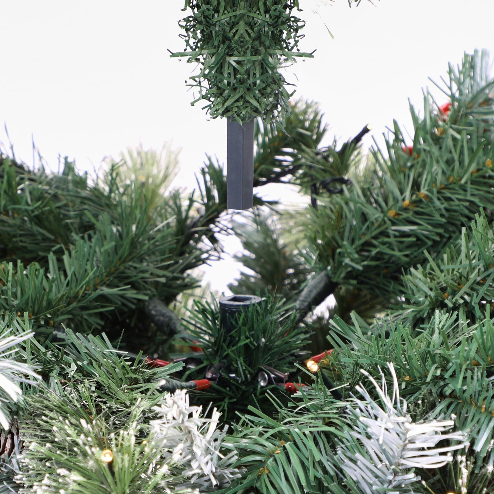 Tinseltown LED Christmas Tree 1.8M 6FT Xmas Trees Decorations Green White 790 Tips - Sunyee