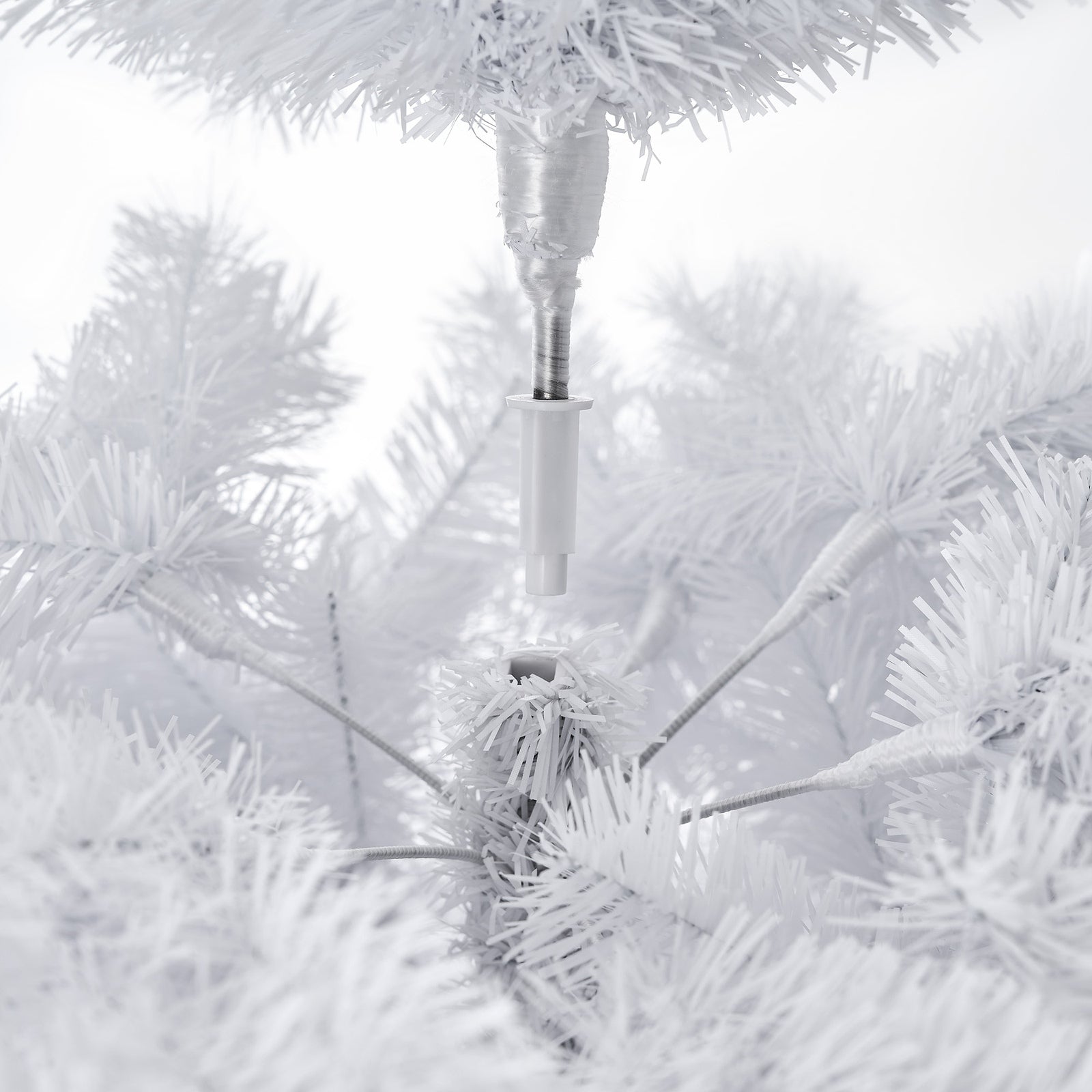 Tinseltown White Christmas Tree 2.4M 8FT Xmas Trees Decoration 1225Tips