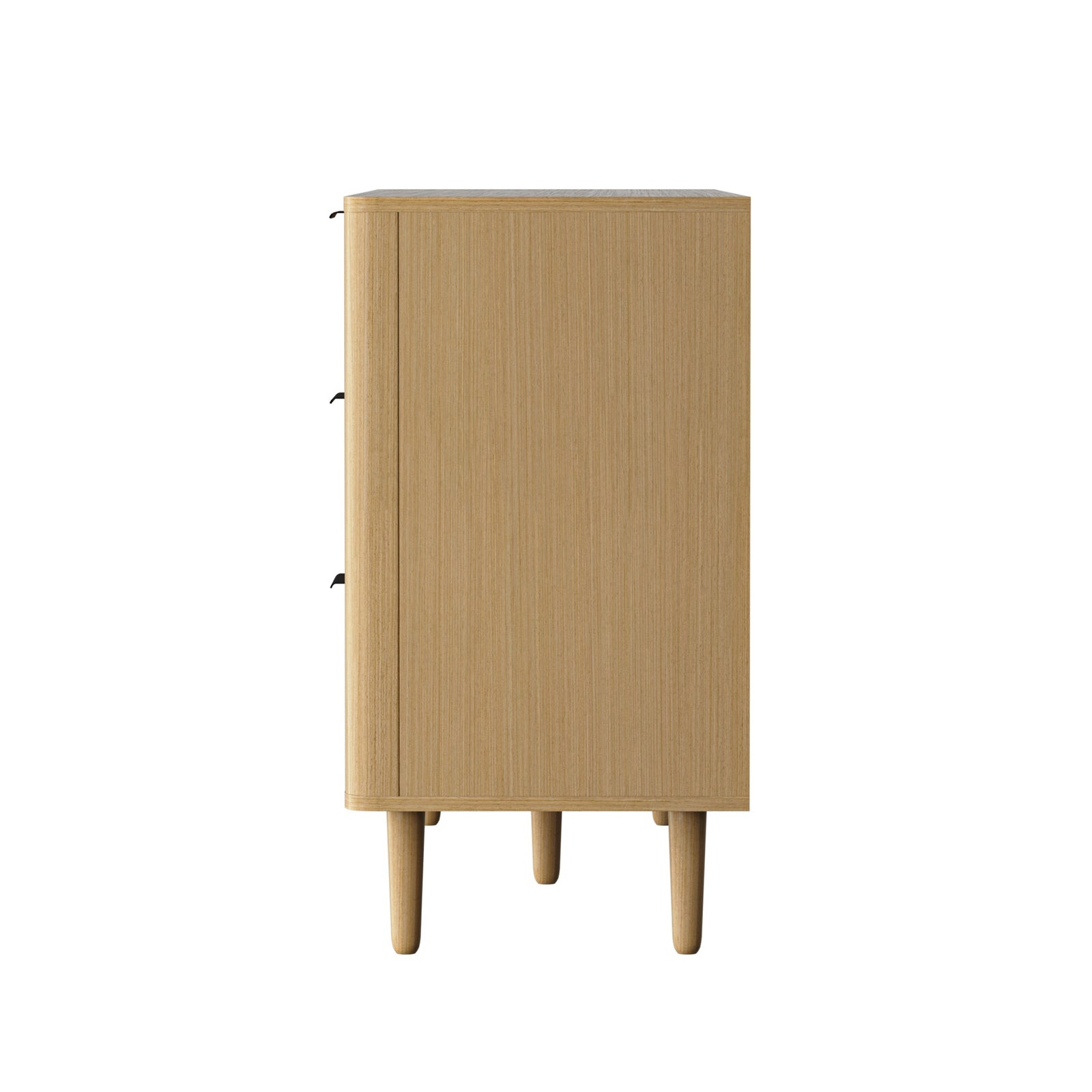 Oikiture 6 Chest of Drawers Storage Cabinet Dressers Lowboy Stripe Natural - Sunyee