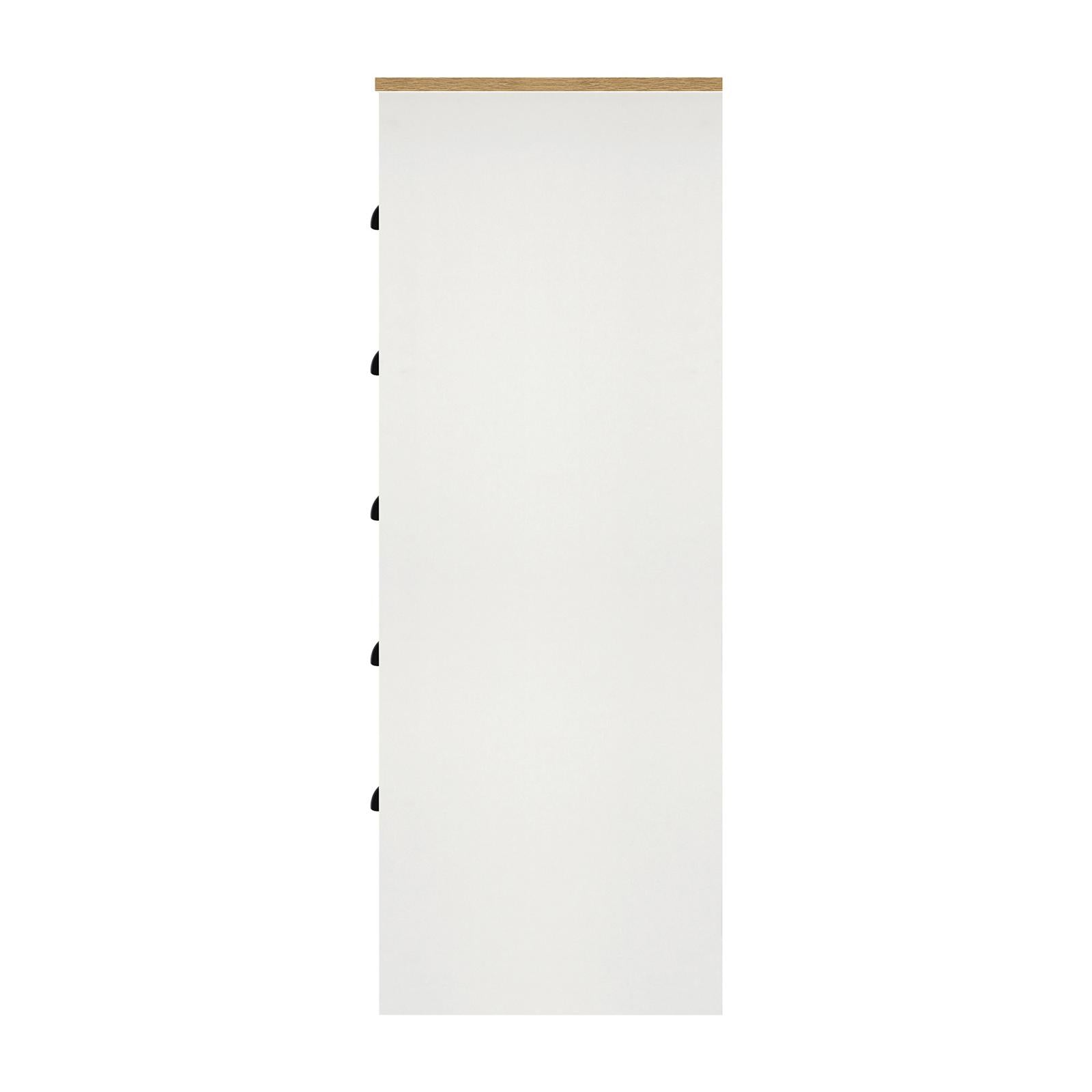 Oikiture White Chest of Drawers 6 Drawer Dresser Table Tallboy Storage Cabinet - Sunyee