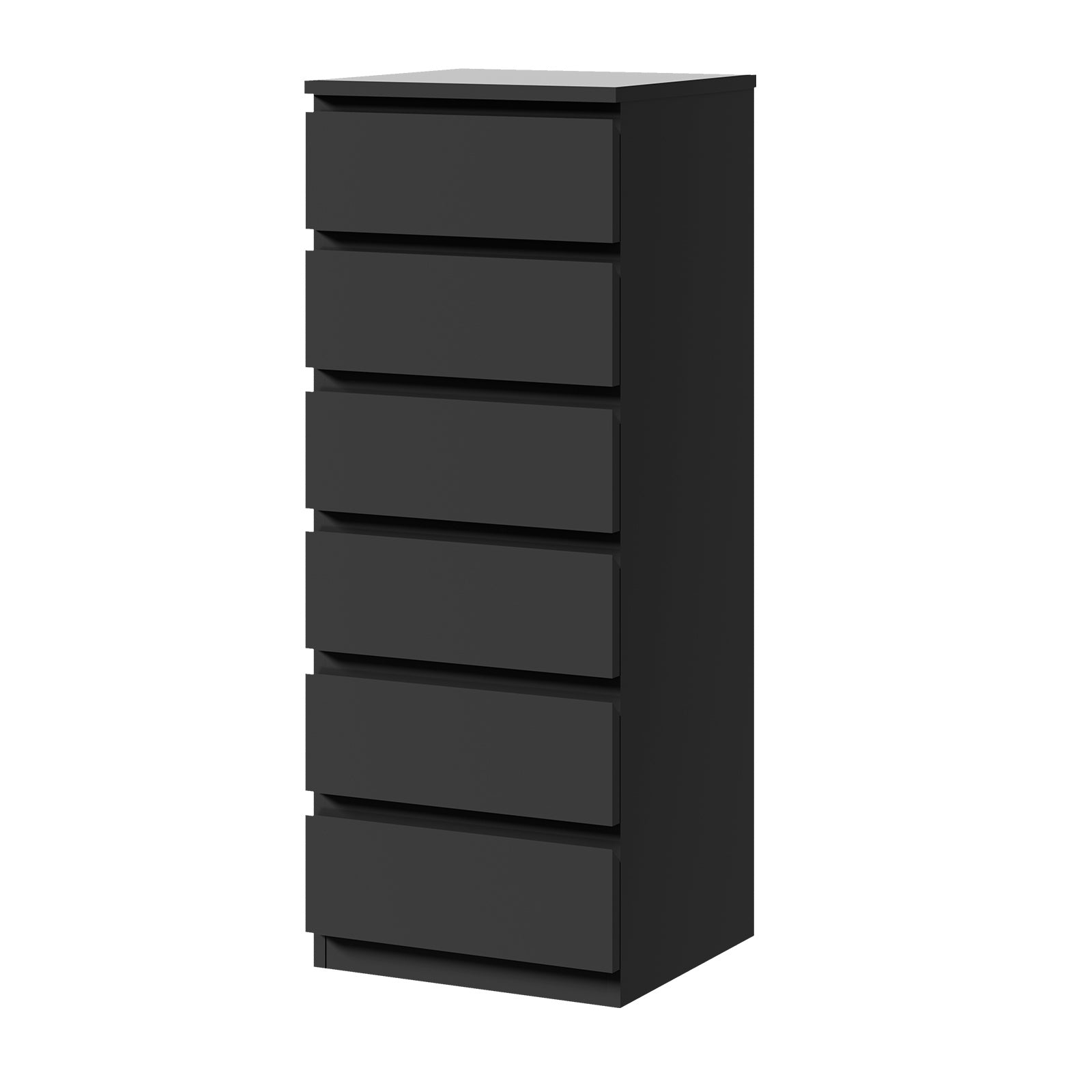 Oikiture 6 Chest of Drawers Tallboy Dresser Table Storage Cabinet Bedroom - Sunyee