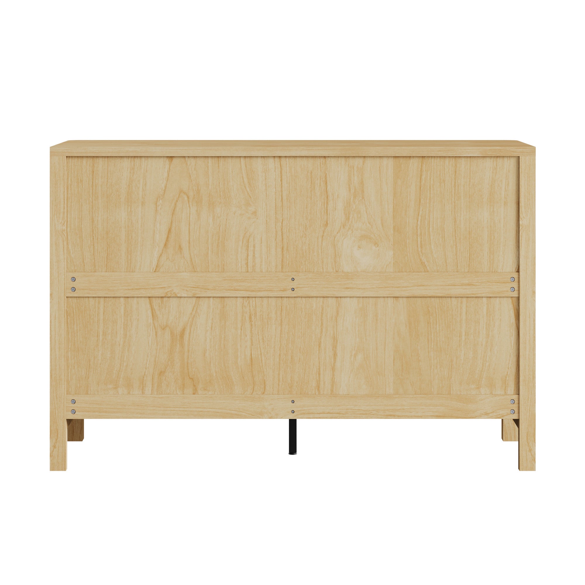 Oikiture 6 Chest of Drawers Dresser Tallboy Storage Cabinet Bedroom Natural - Sunyee
