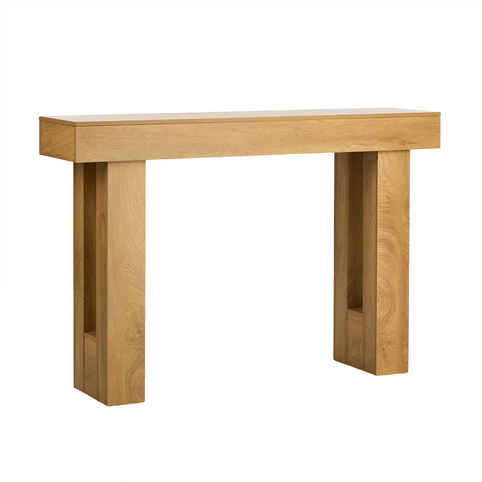 Oikiture Console Table Hallway Narrow Sofa Side Desk Storage Rack Behind - Sunyee