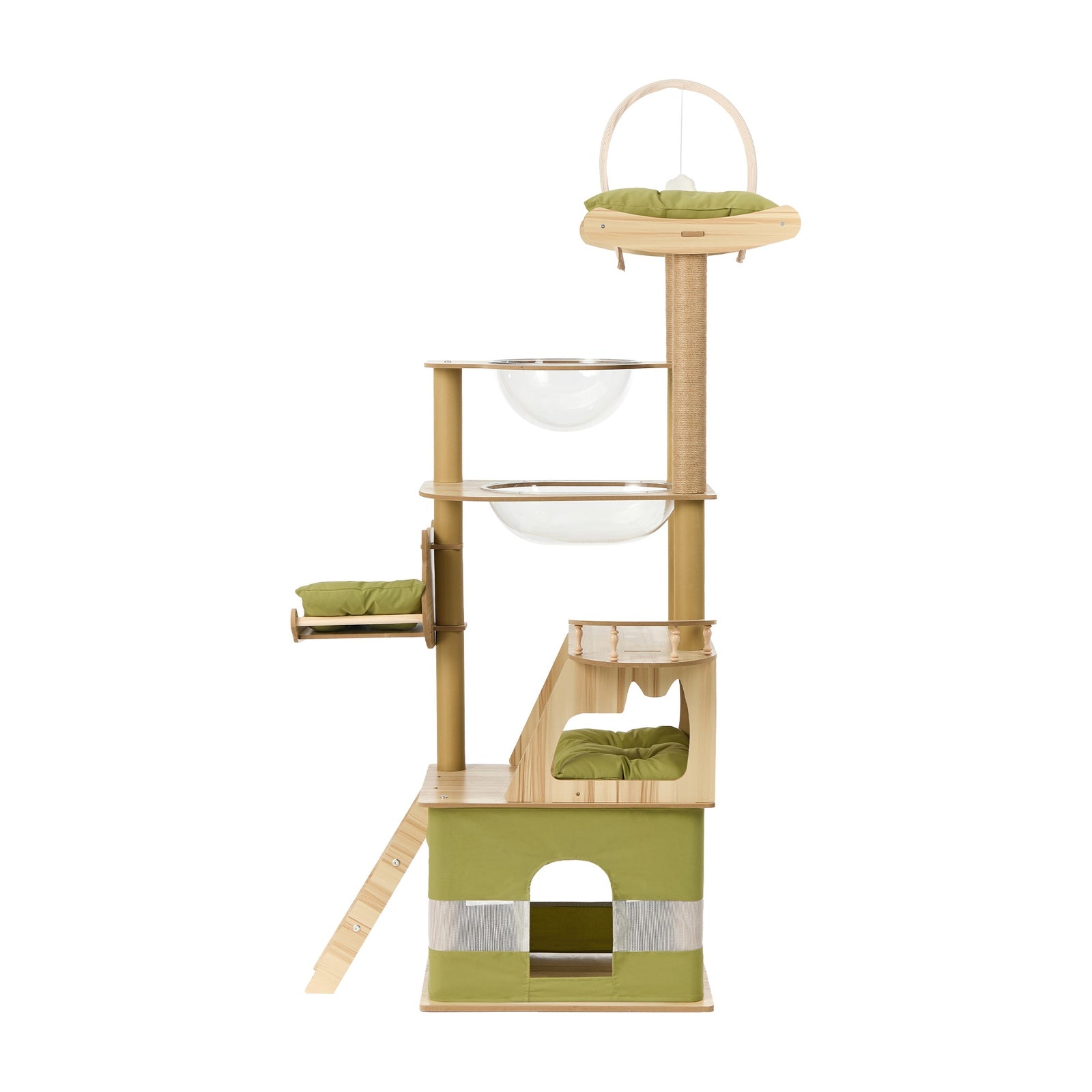 Alopet Cat Tree Tower Scratching Post Scratcher Condo House Bed Furniture 190cm - Sunyee