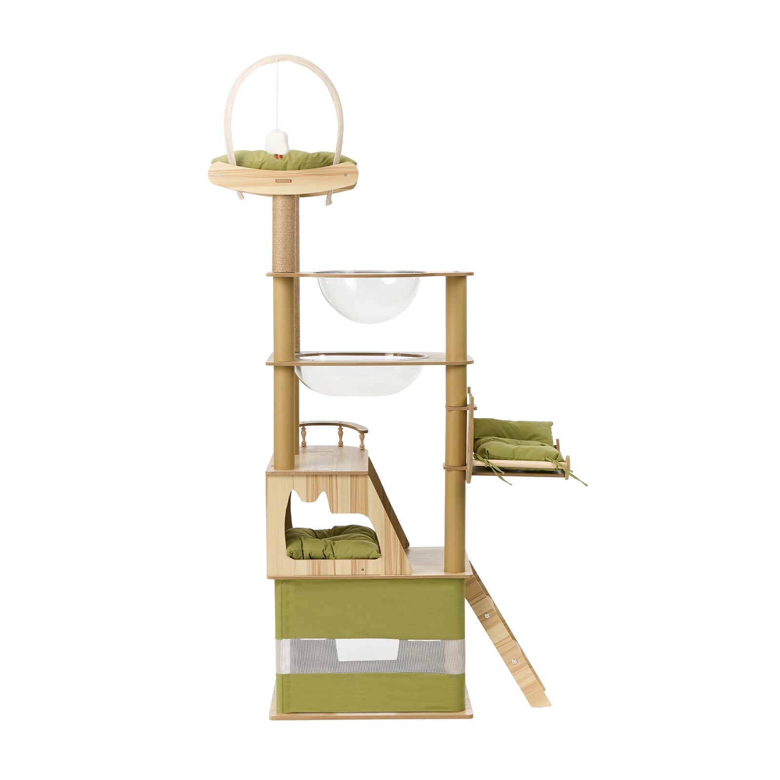 Alopet Cat Tree Tower Scratching Post Scratcher Condo House Bed Furniture 190cm - Sunyee