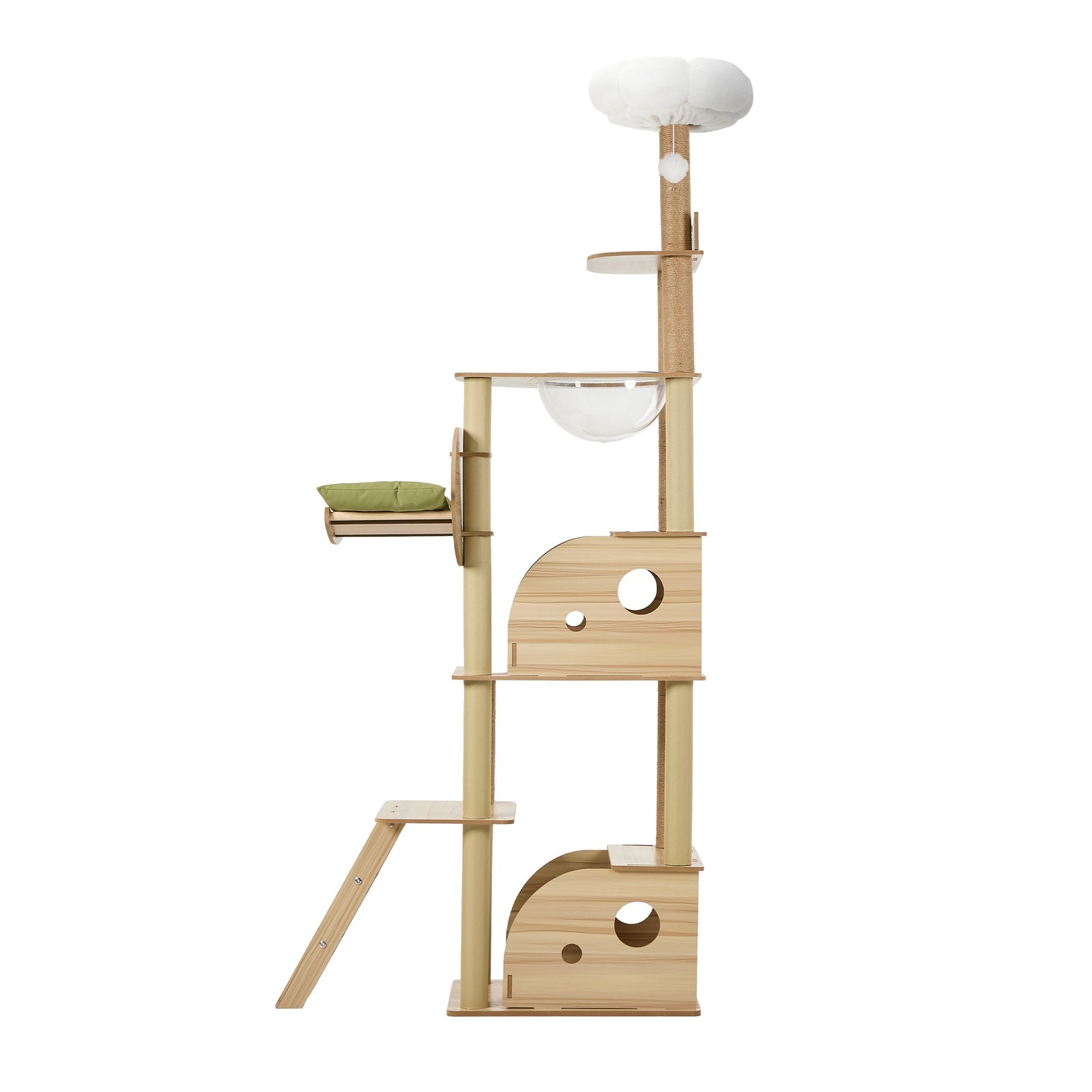 Alopet Cat Tree Tower Scratching Post Scratcher Condo House Bed Furniture 203cm