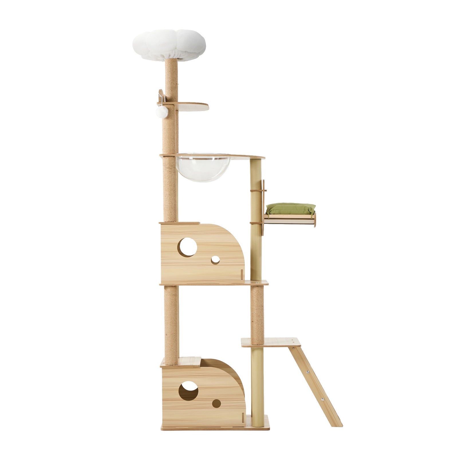 Alopet Cat Tree Tower Scratching Post Scratcher Condo House Bed Furniture 203cm