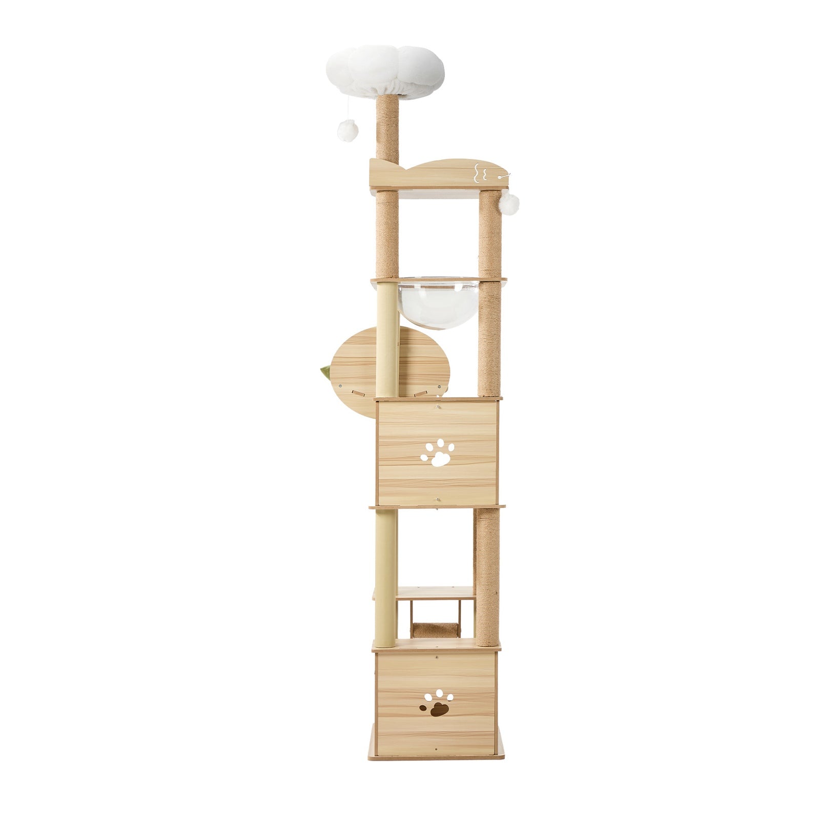 Alopet Cat Tree Tower Scratching Post Scratcher Condo House Bed Furniture 203cm