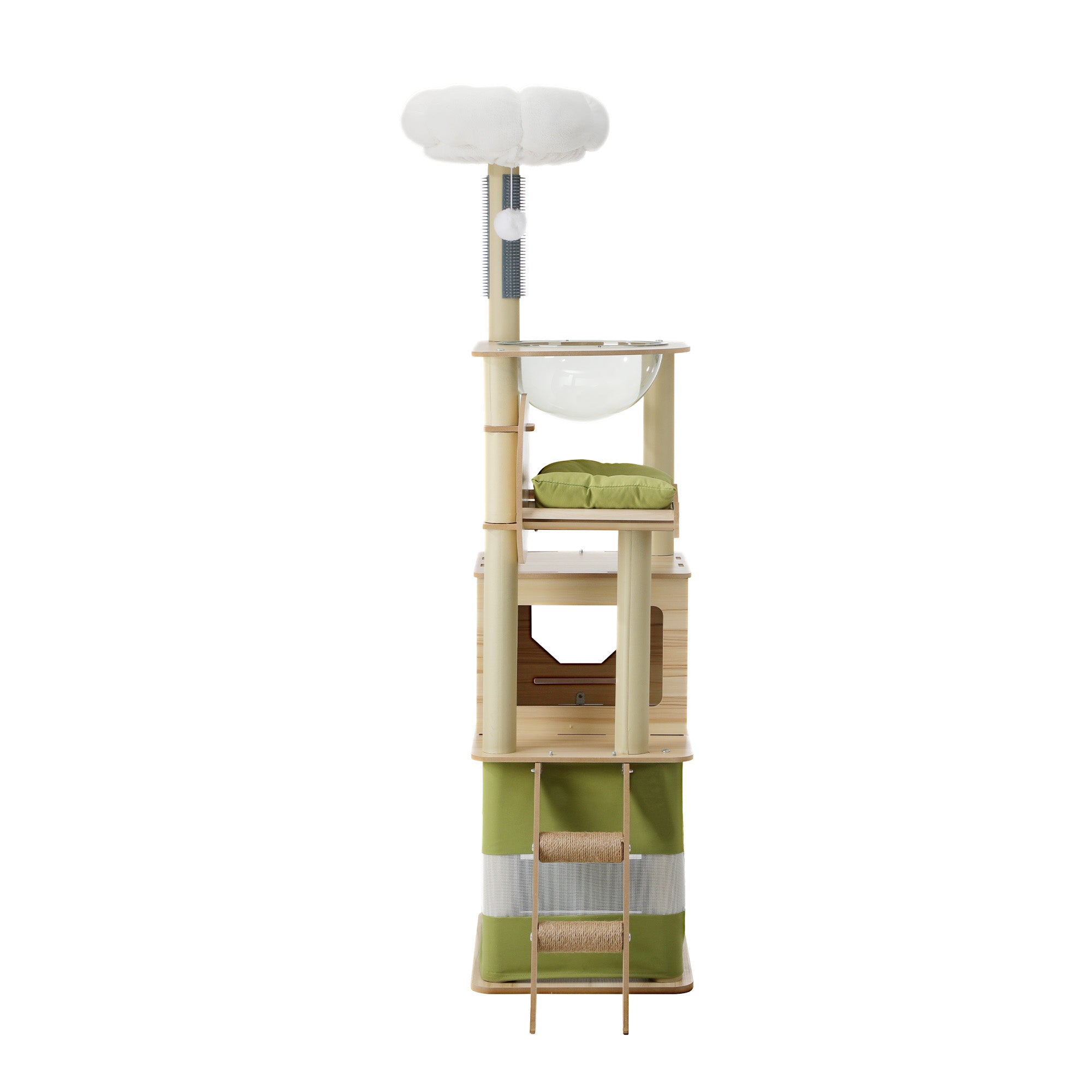Alopet Cat Tree Tower Scratching Post Scratcher 160cm Condo House Bed Furniture - Sunyee