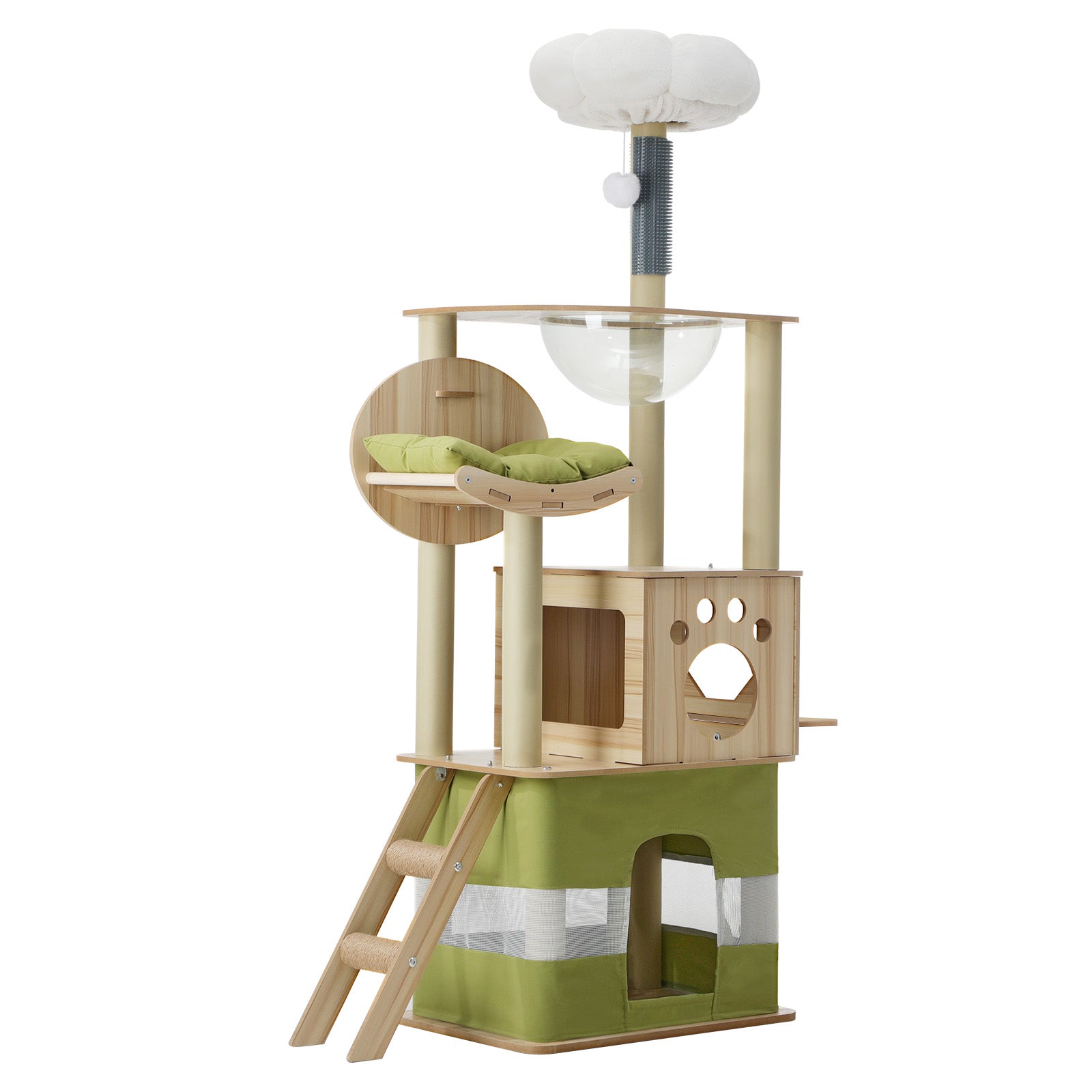 Alopet Cat Tree Tower Scratching Post Scratcher 152cm 160cm 196cm - Sunyee