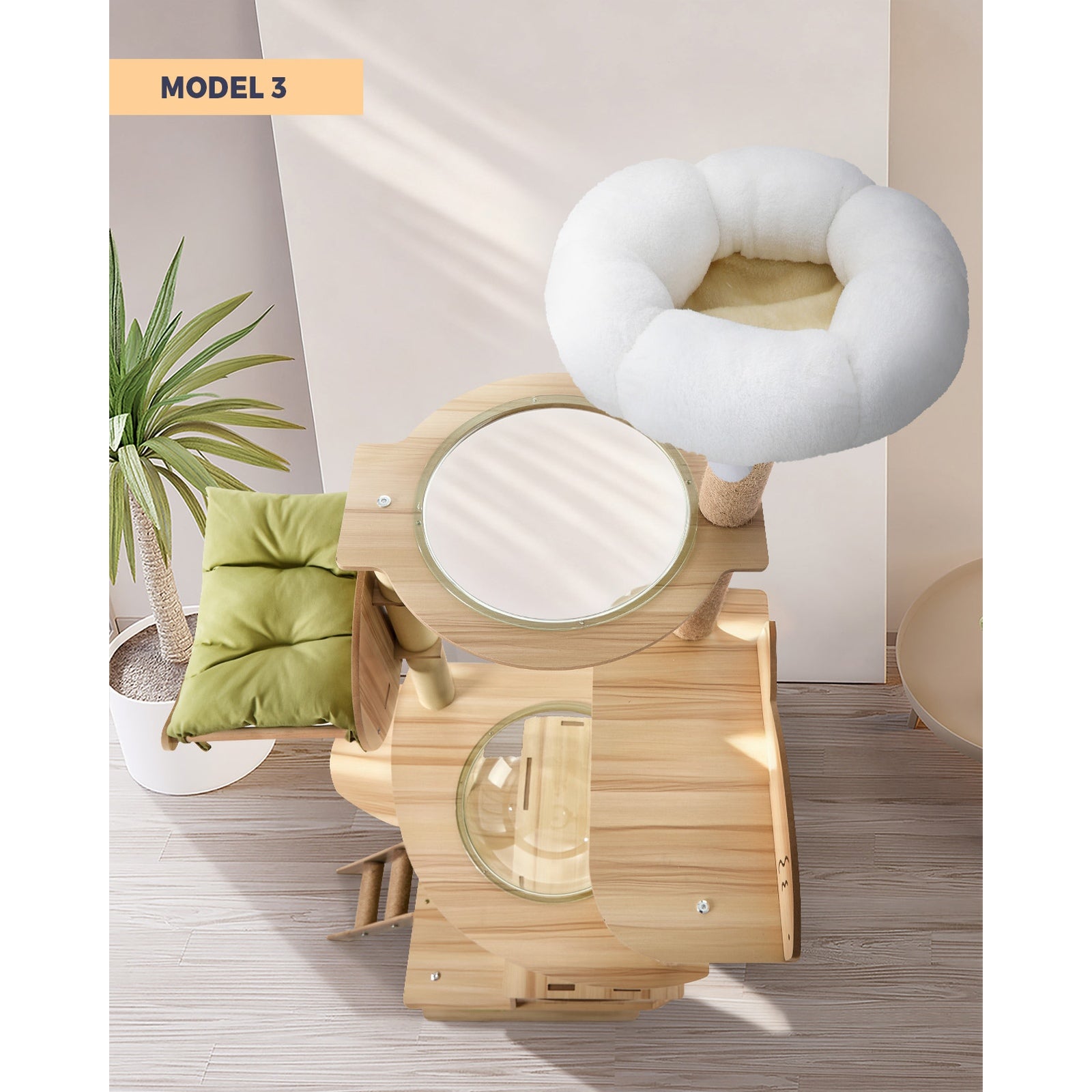 Alopet Cat Tree Tower Scratching Post Scratcher 152cm 160cm 196cm - Sunyee