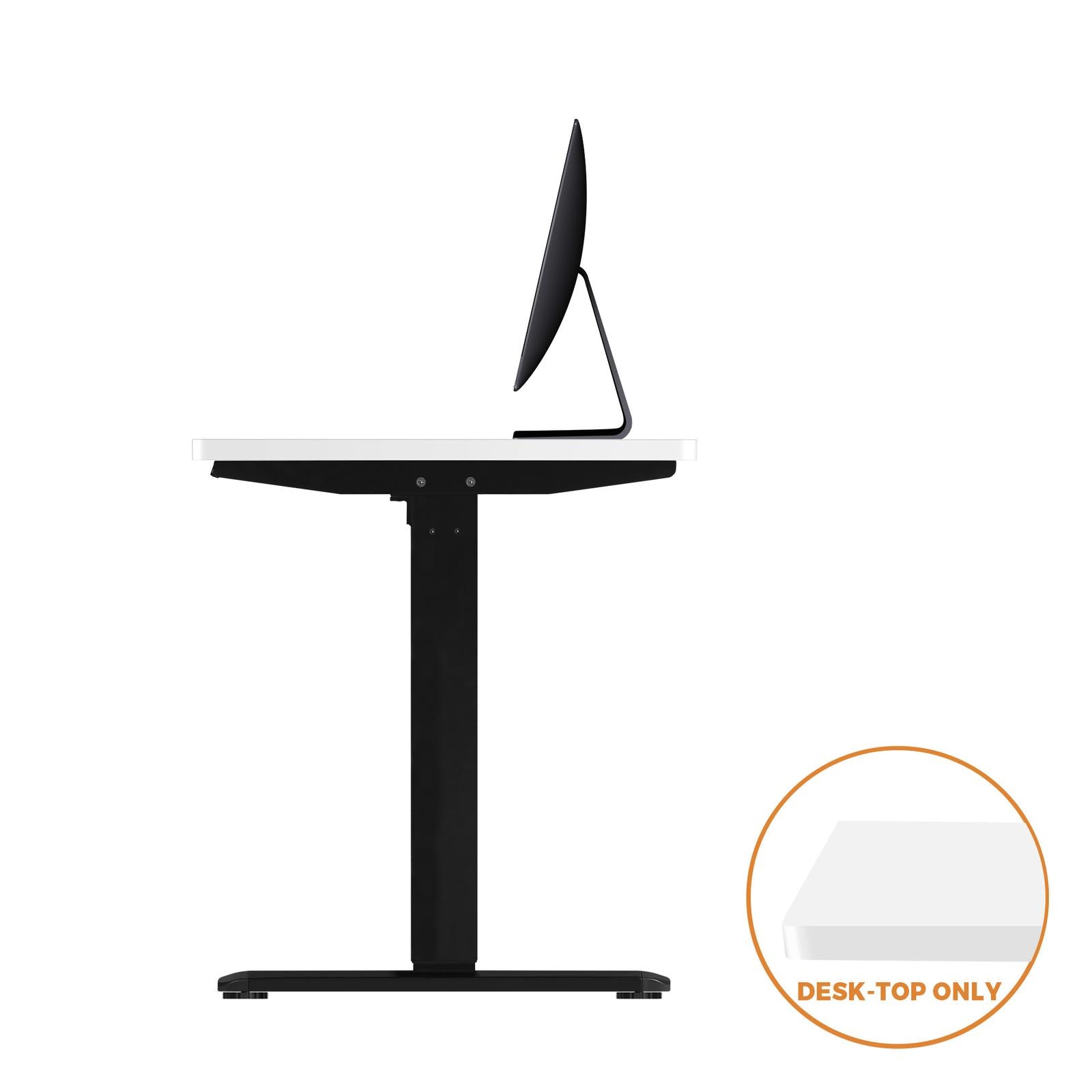 Oikiture Standing Desk Top Adjustable Electric Desk Board Computer Table White - Sunyee
