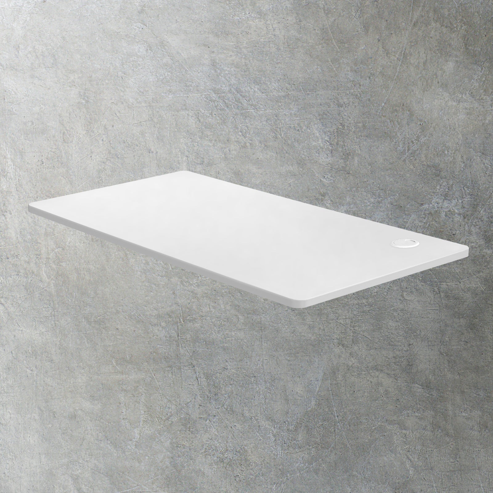 Oikiture Standing Desk Top Adjustable Electric Desk Board Computer Table White - Sunyee